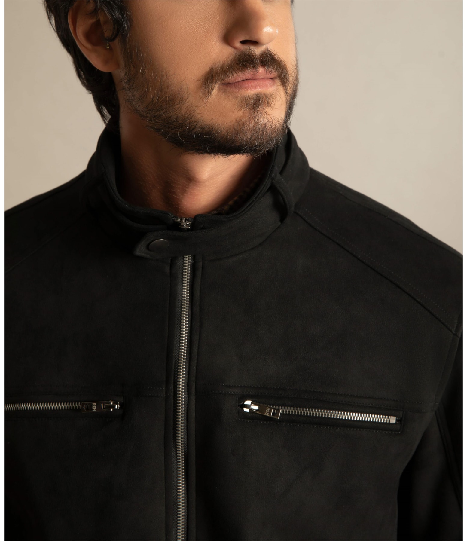 Jaqueta Suede Richards Preto