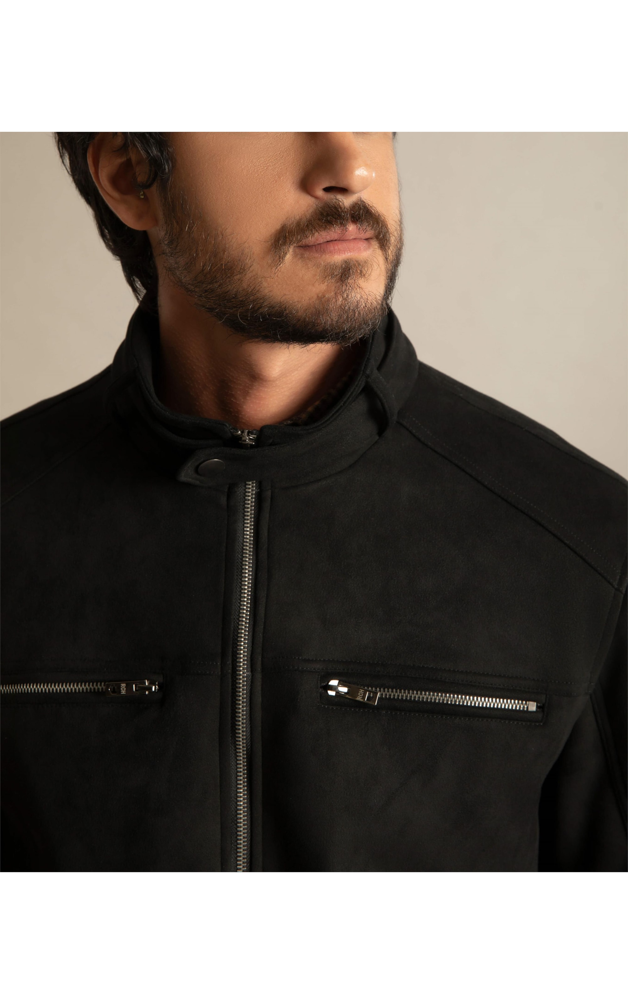Jaqueta Suede Richards Preto
