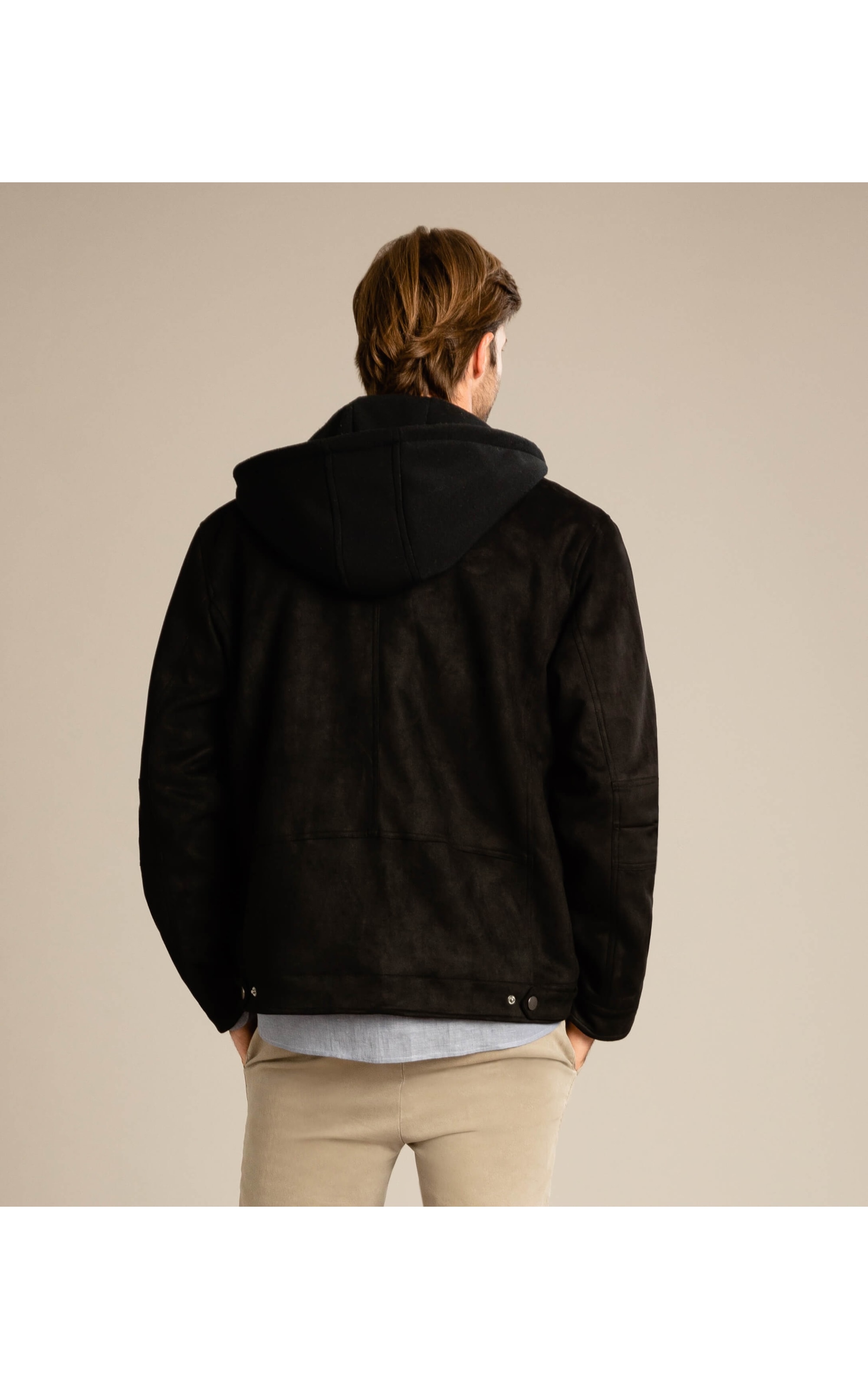 Jaqueta Suede Richards Preto