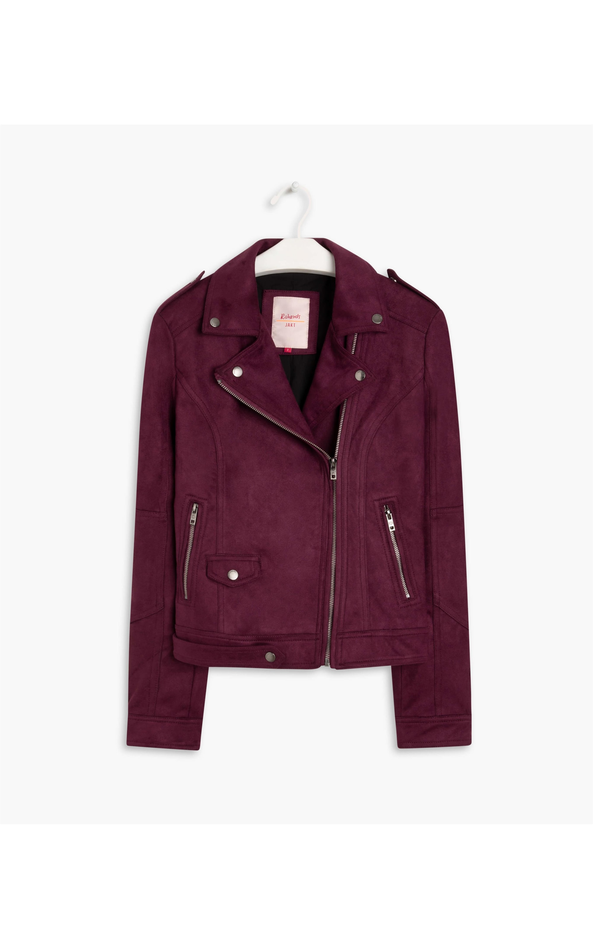 Jaqueta Suede Winter Bordeaux
