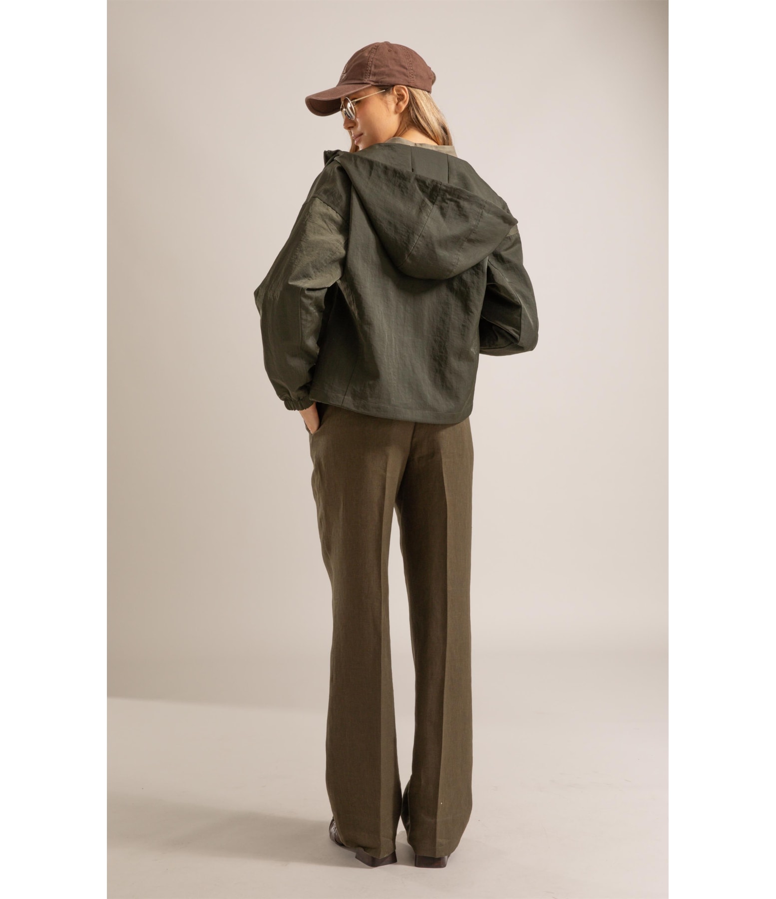 Jaqueta Sun Nylon Verde Army