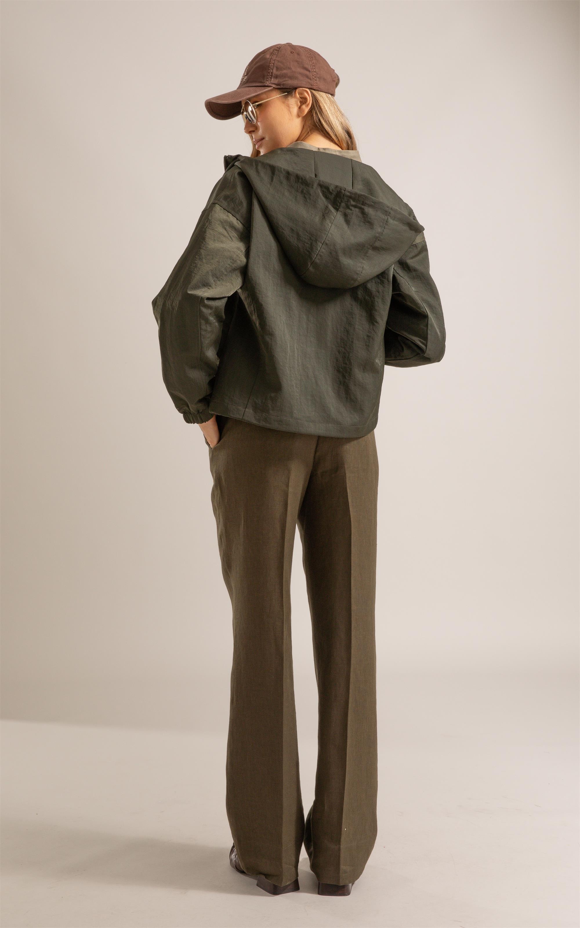 Jaqueta Sun Nylon Verde Army