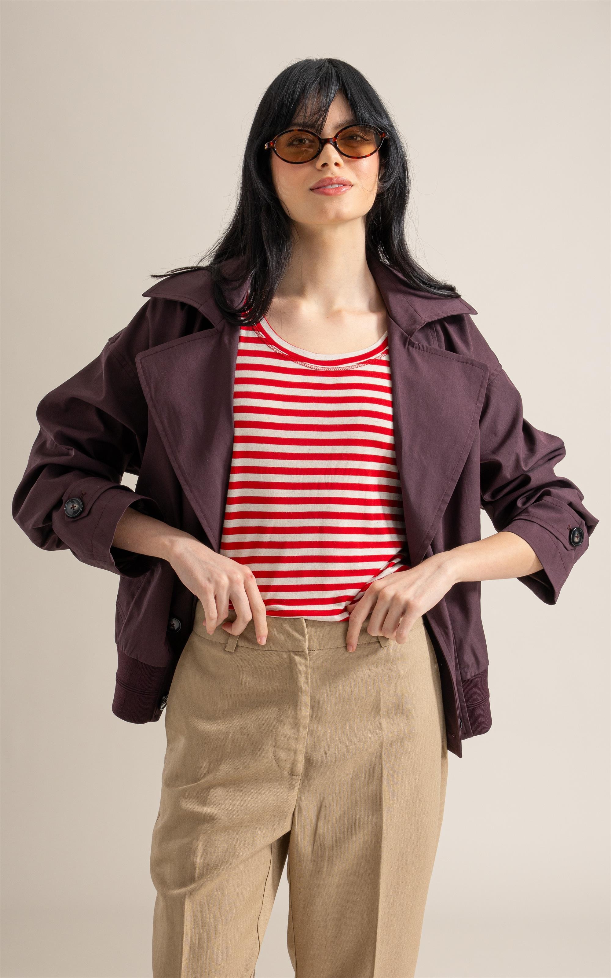 Jaqueta Tech Coat Bomber Cafe