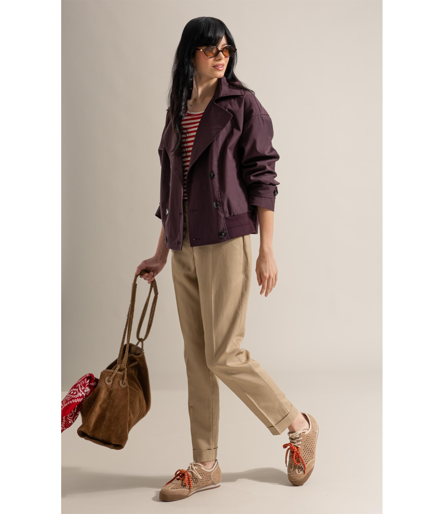 Jaqueta Tech Coat Bomber Cafe