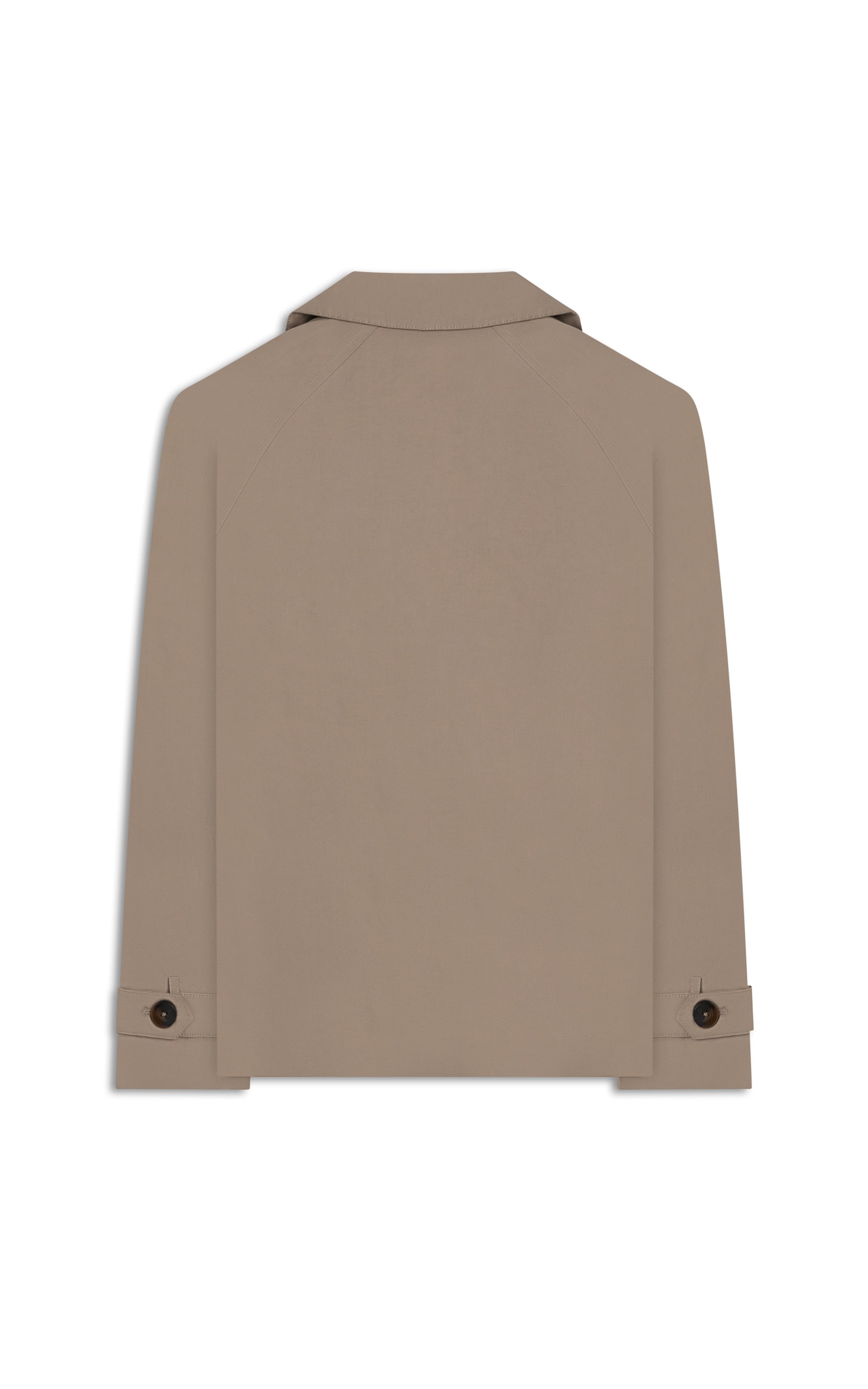  Jaqueta Trench Cotton Caqui