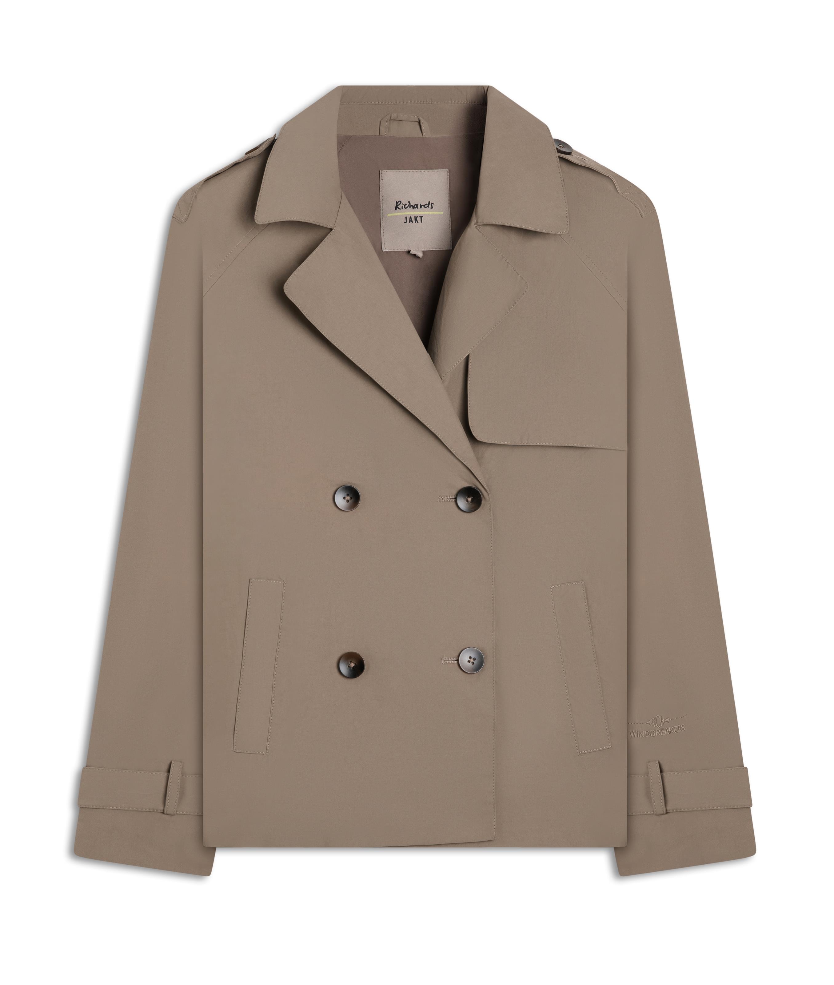 Jaqueta Trench Cotton Caqui