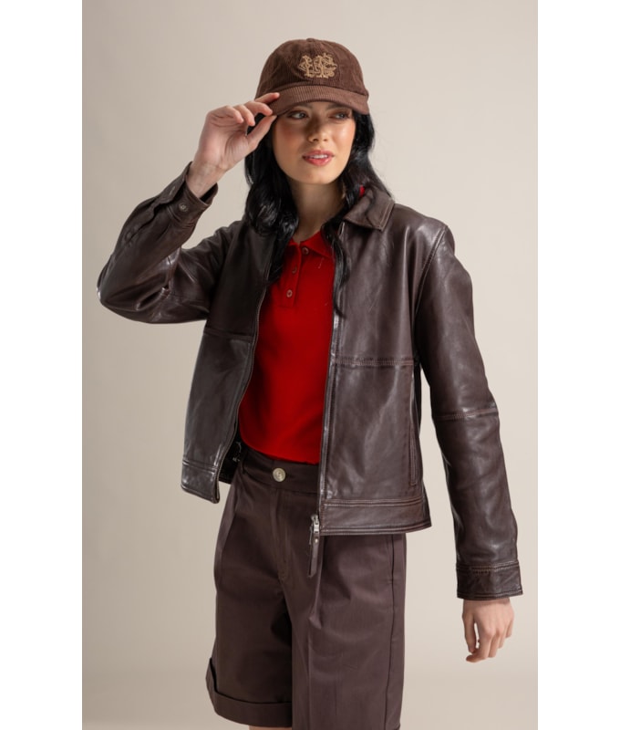 Jaqueta Vale Leather Cafe