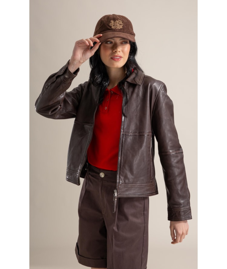 Jaqueta Vale Leather Cafe