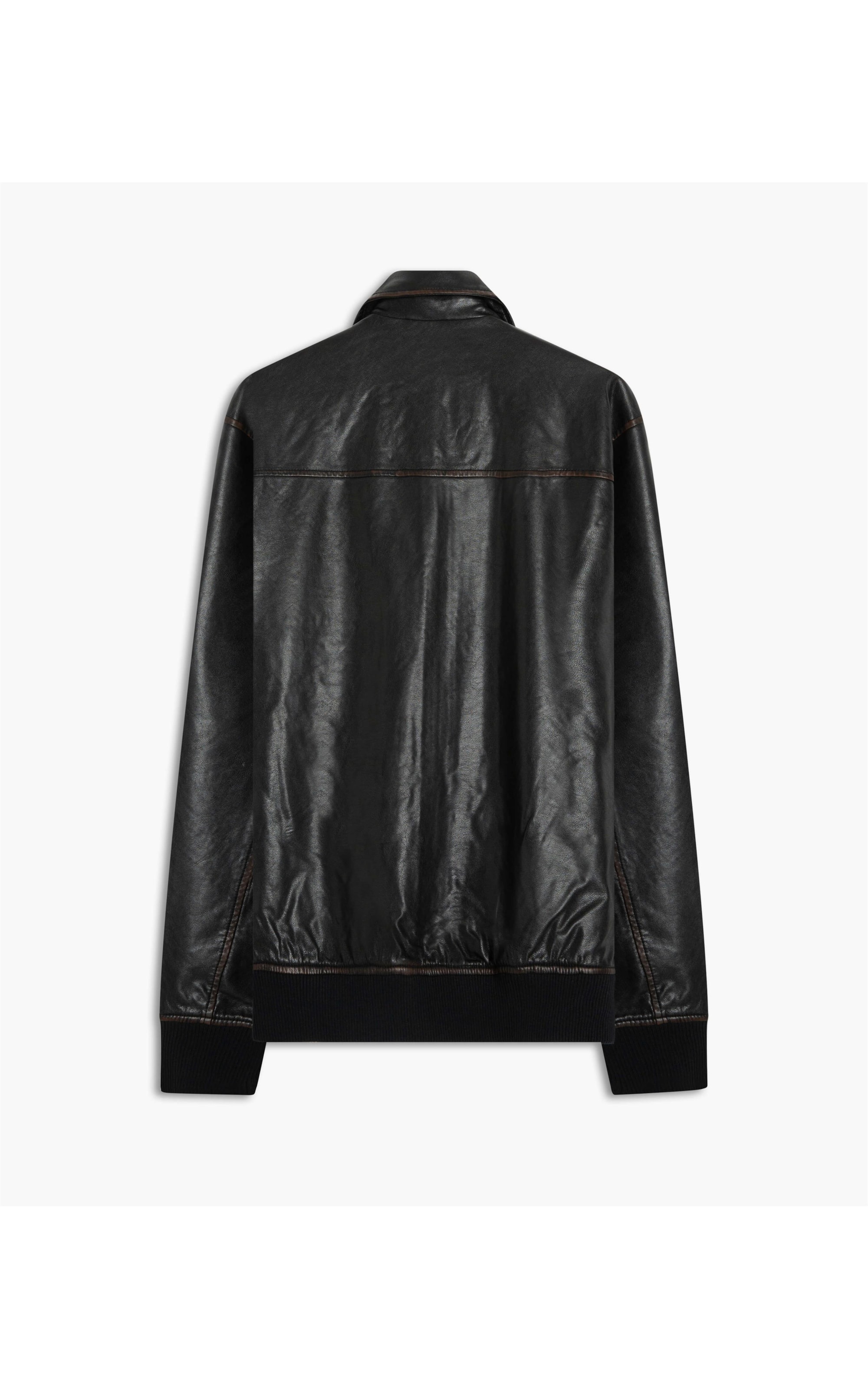 Jaqueta Vegan Leather Aviator Cafe