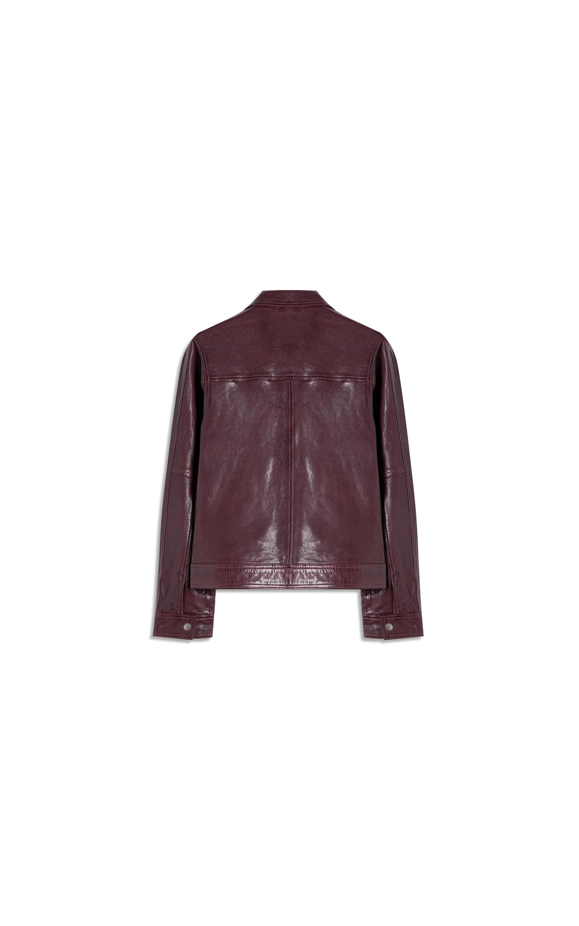 Jaqueta Viola Leather Bordeaux