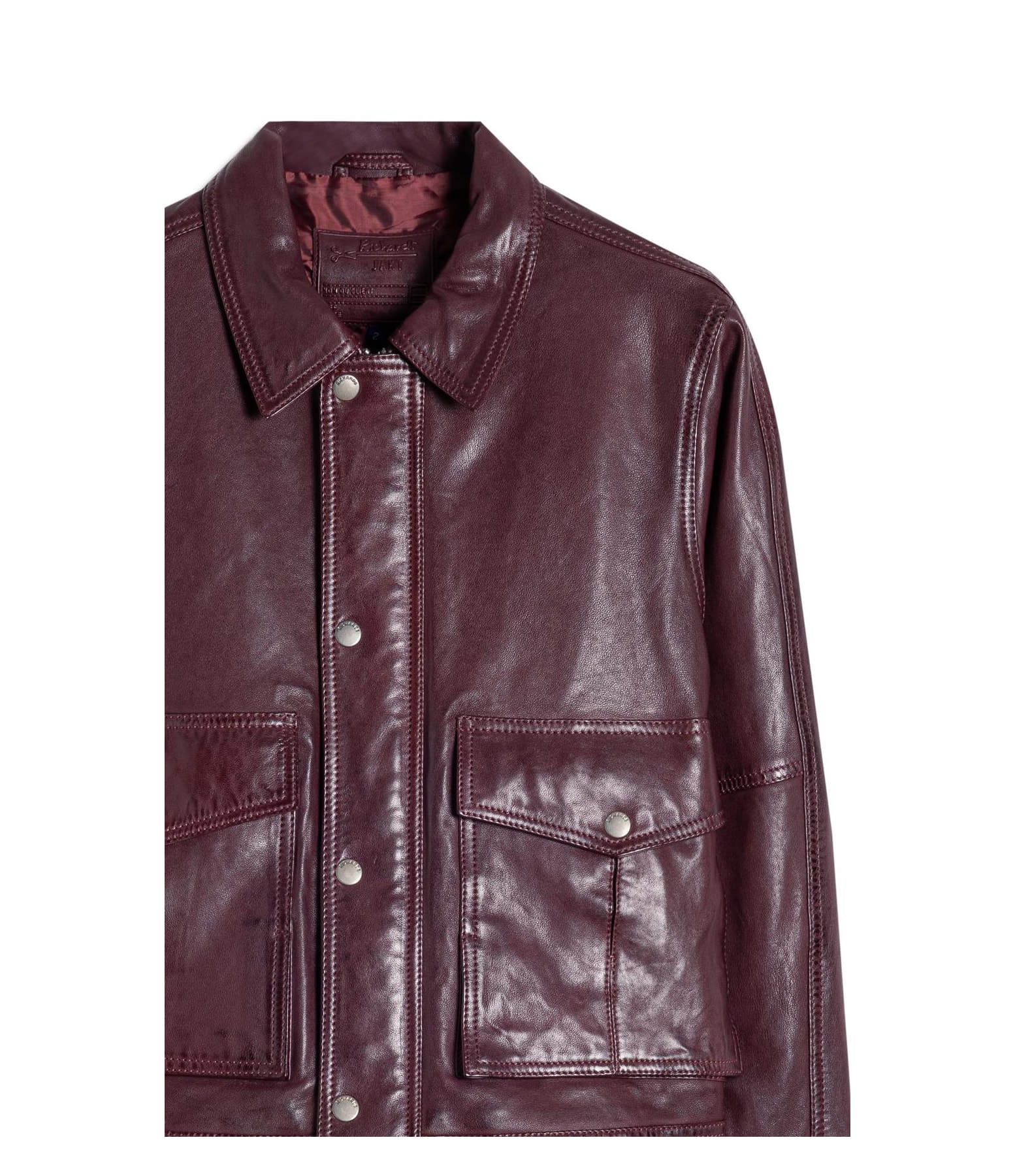 Jaqueta Viola Leather Bordeaux