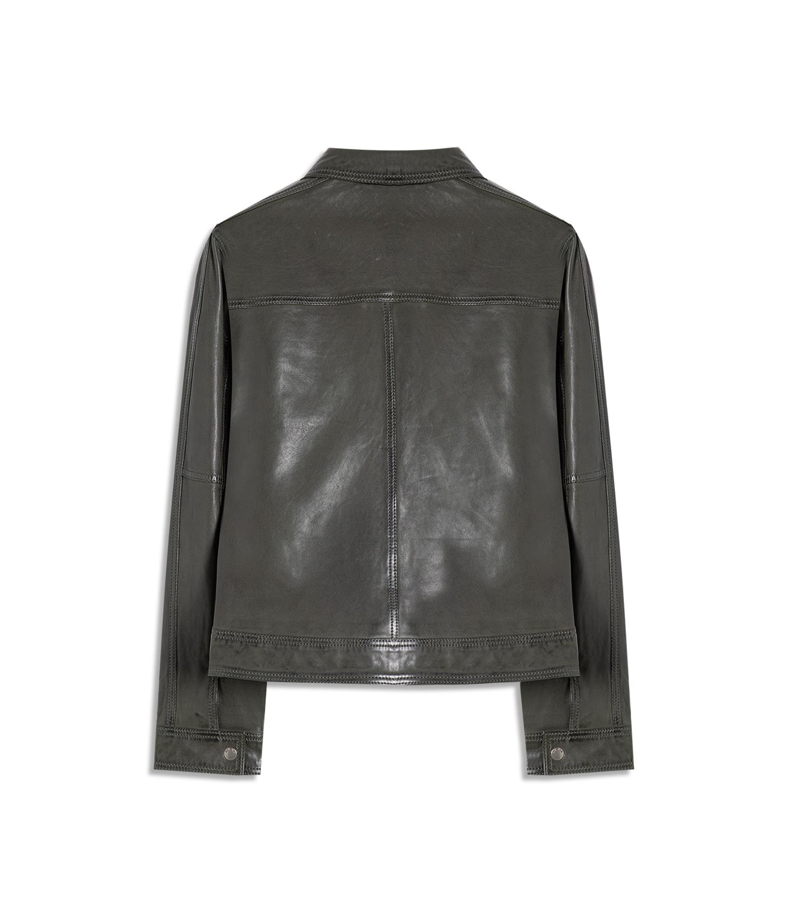 Jaqueta Viola Leather Verde Army