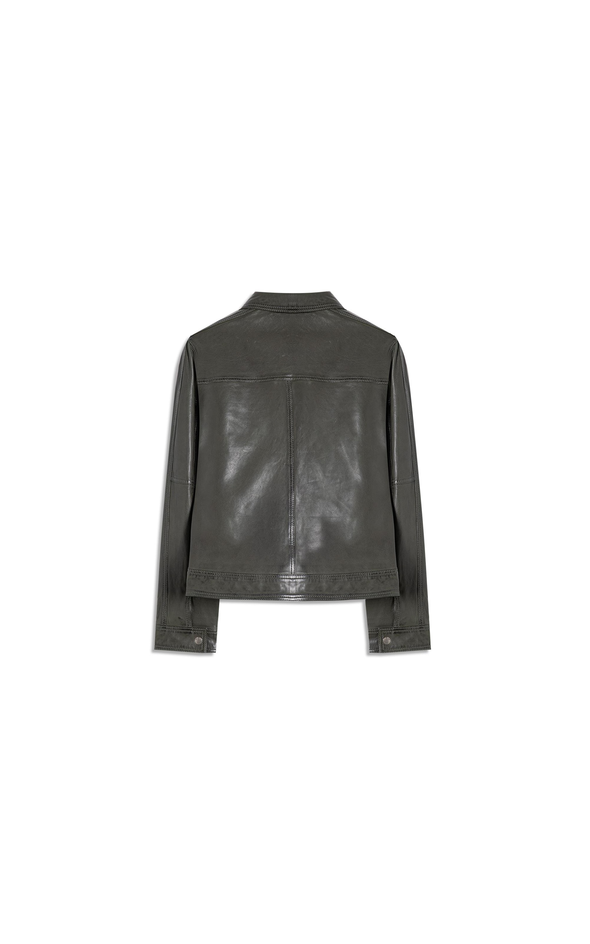 Jaqueta Viola Leather Verde Army
