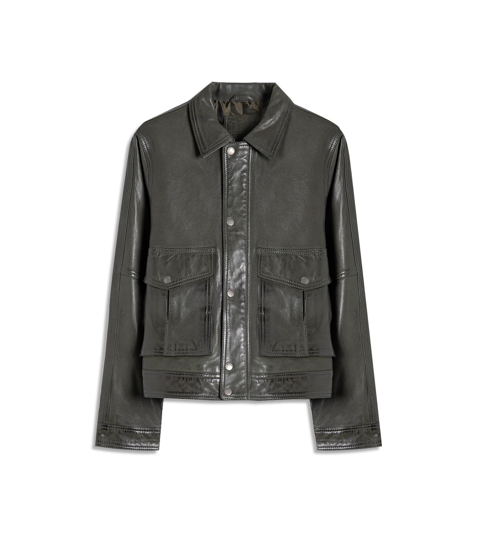 Jaqueta Viola Leather Verde Army