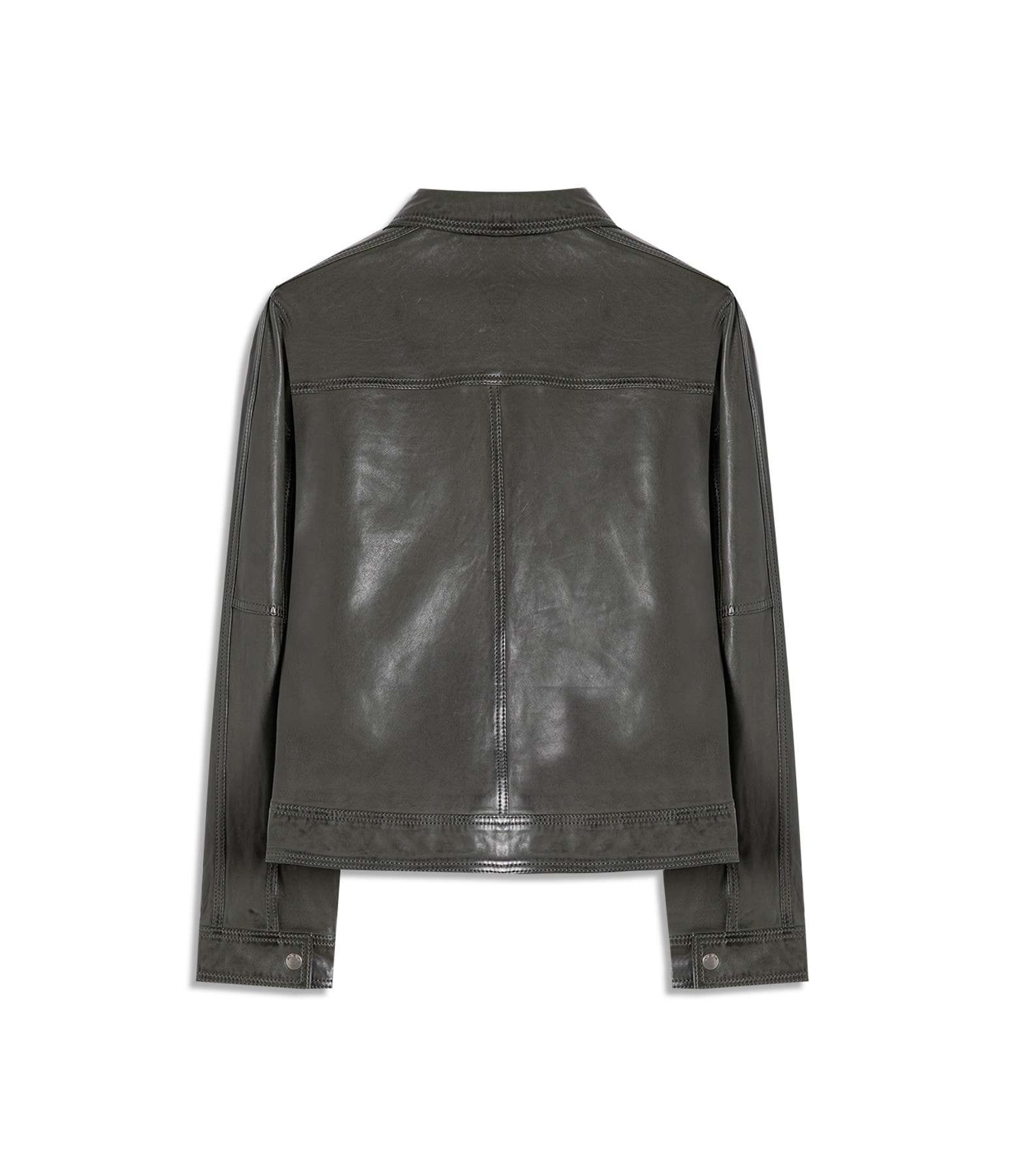 Jaqueta Viola Leather Verde Army