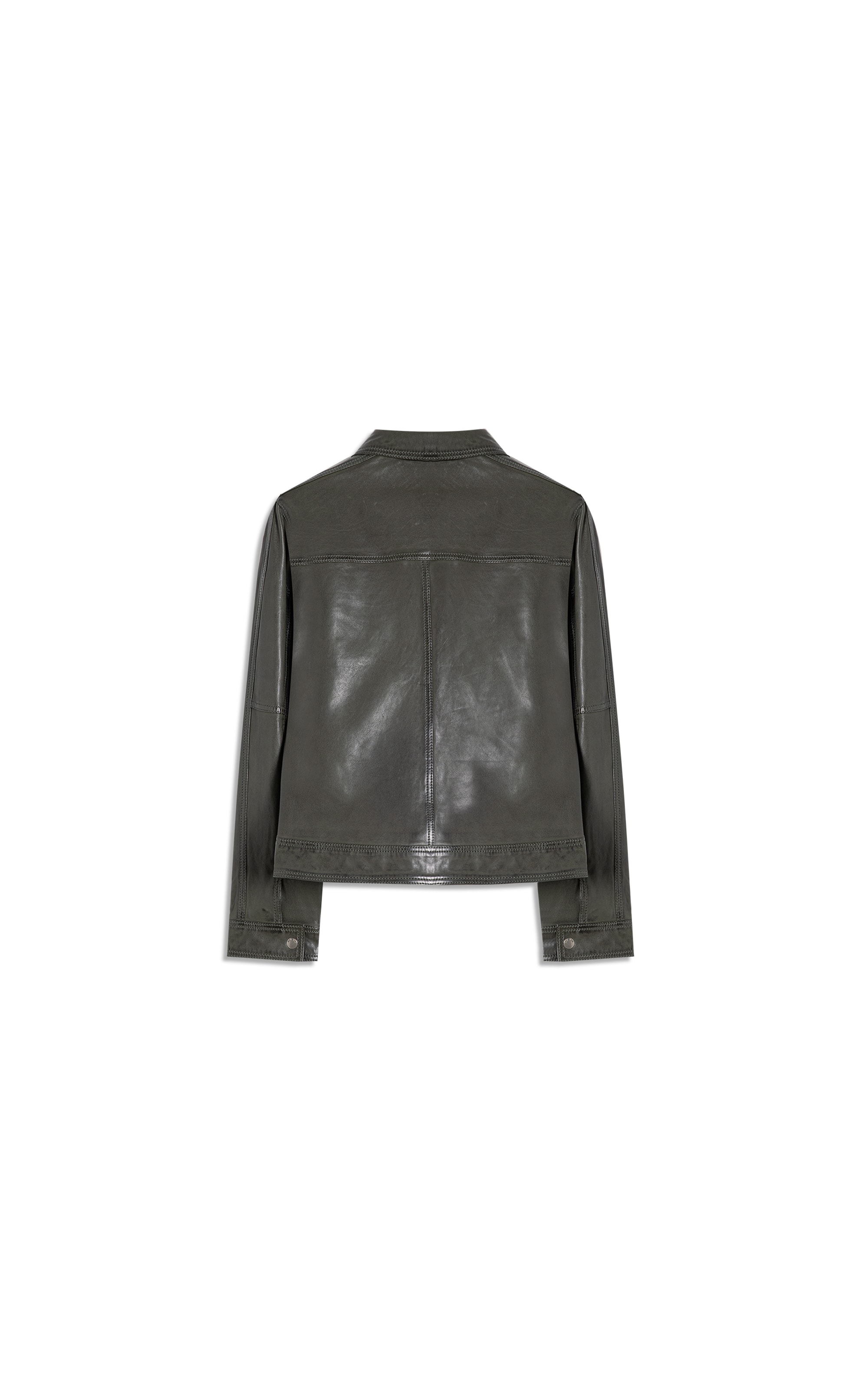 Jaqueta Viola Leather Verde Army