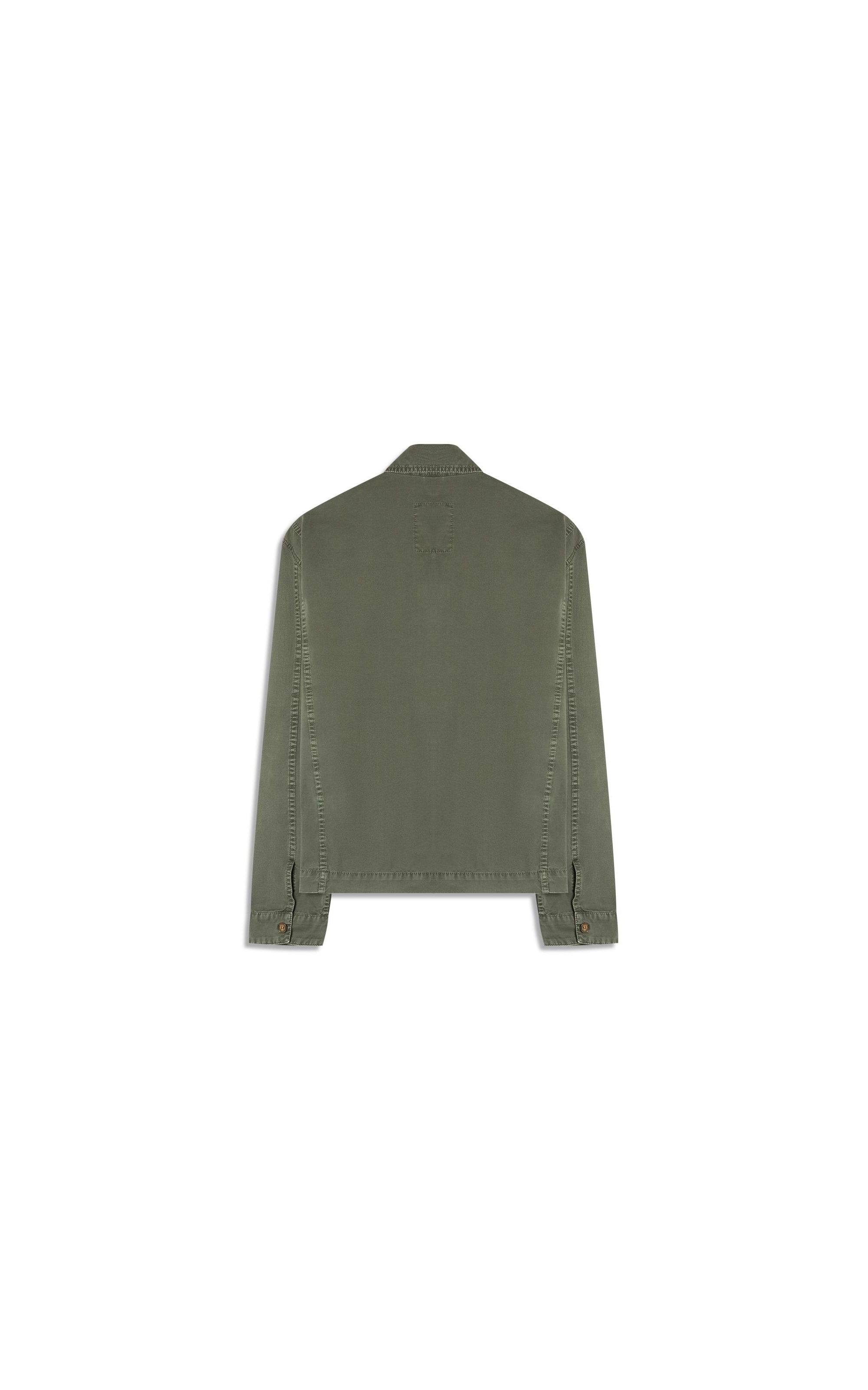 Jaqueta Vm Bolsos Lapela Floresta