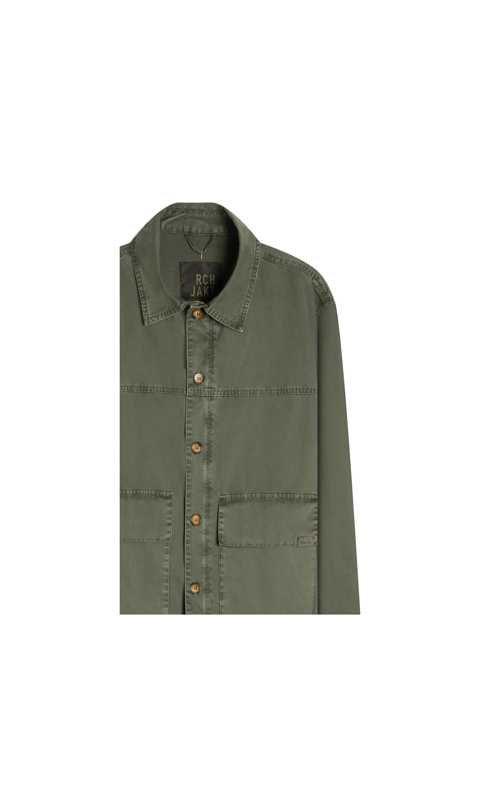 Jaqueta Vm Bolsos Lapela Floresta