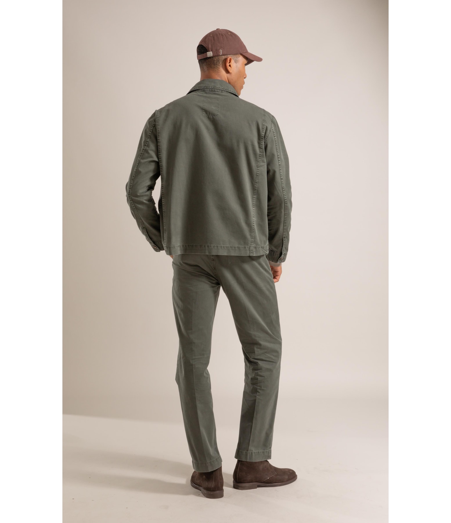 Jaqueta Vm Bolsos Lapela Floresta