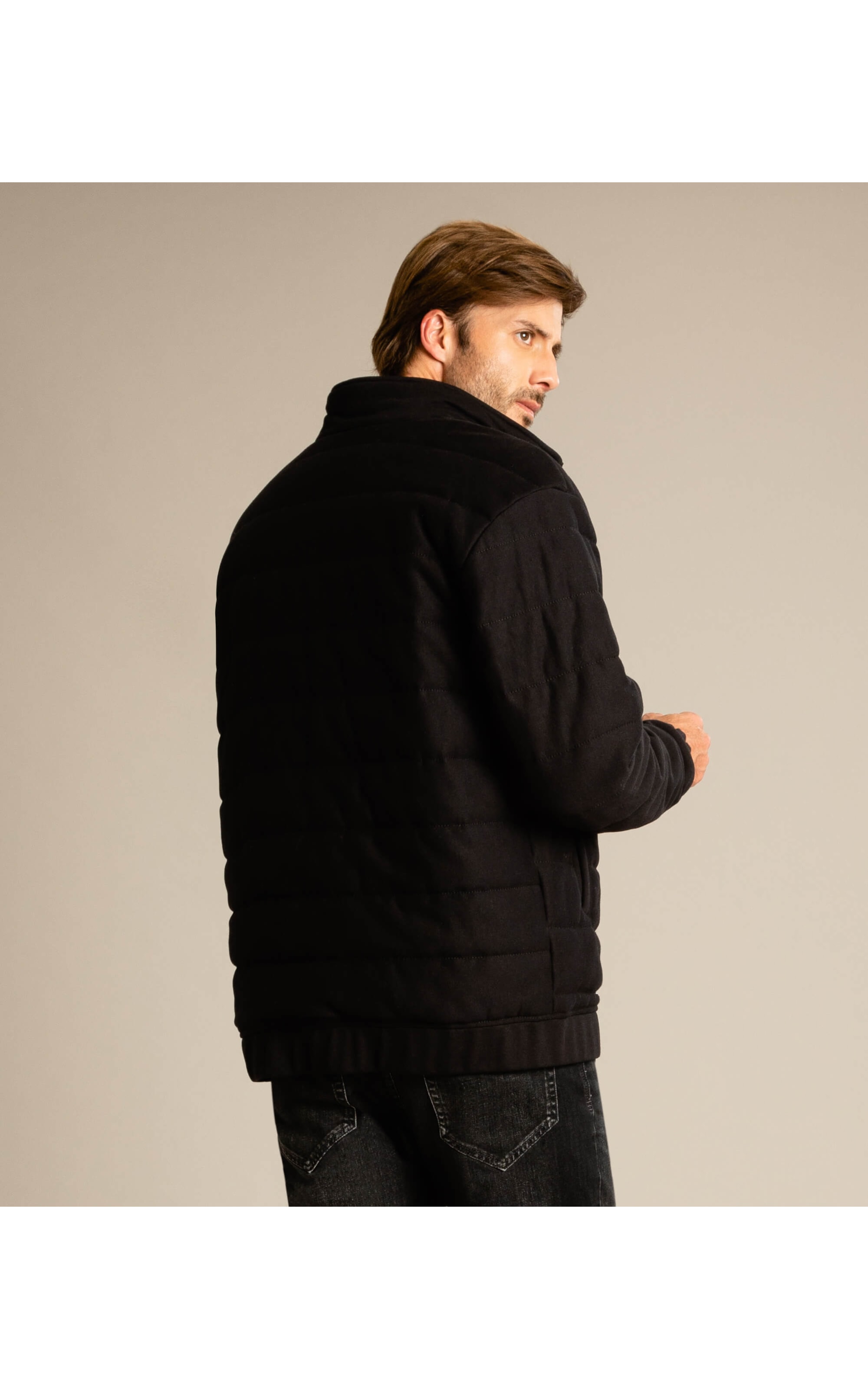 Jaqueta Winter Matelasse Preto