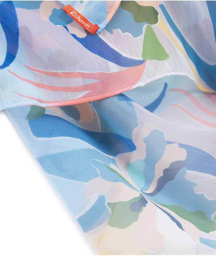  Lenço Charlote Estampado