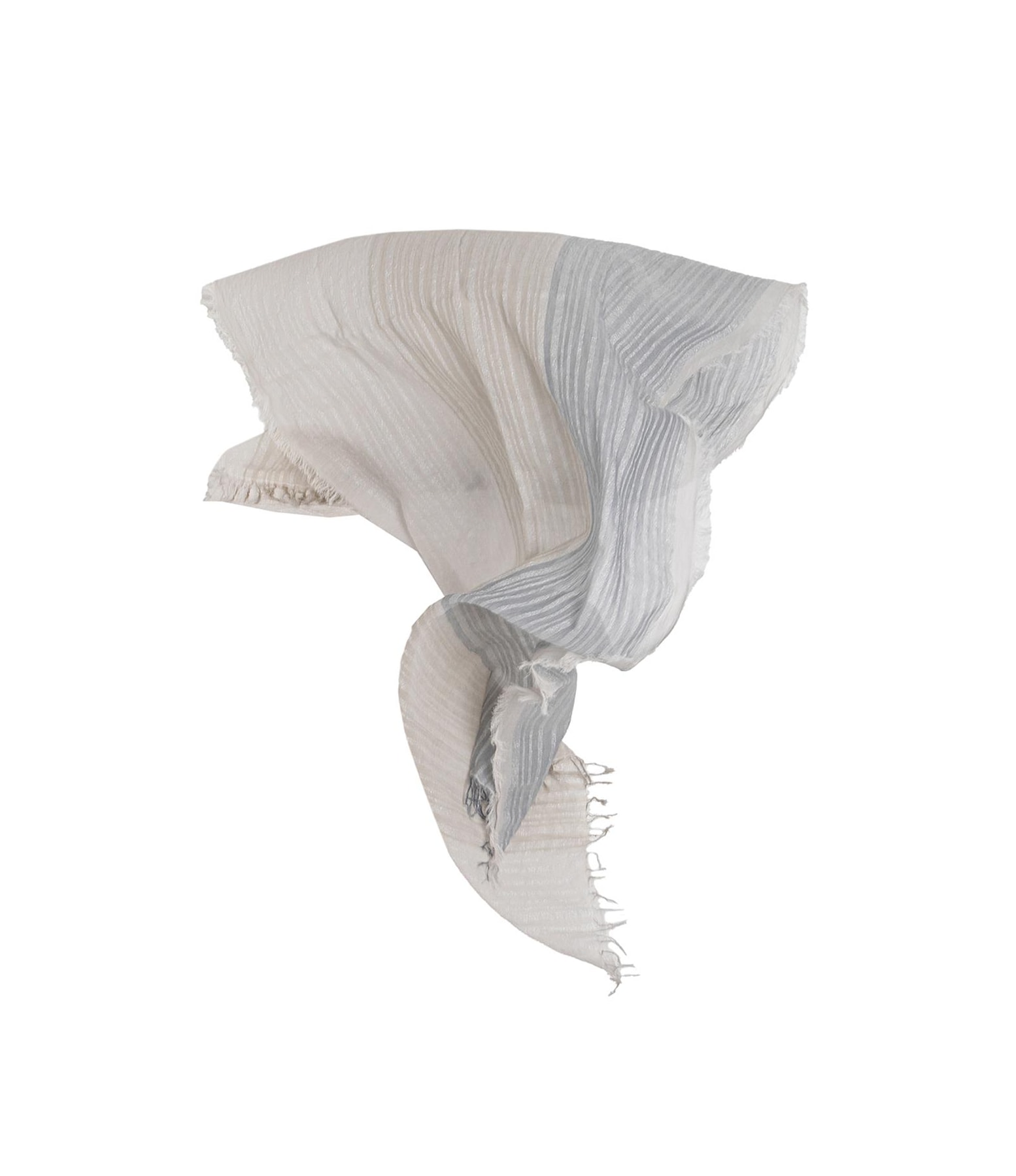 Lenço Degrade Cinza Claro