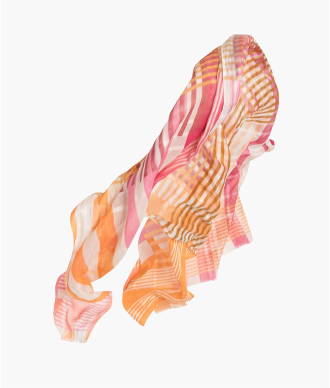 Lenço Diffuse Pink Padrao 1