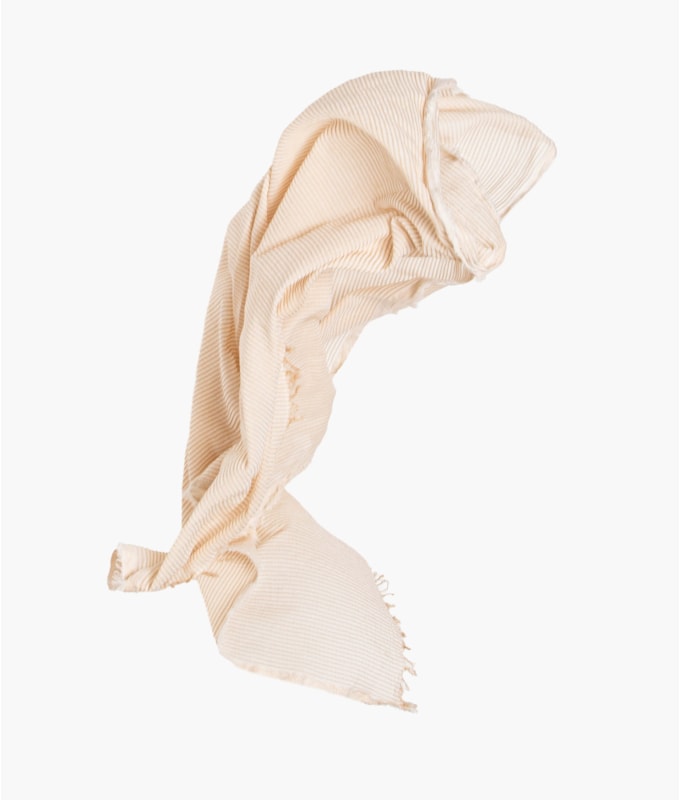 Lenço Lurex Bege