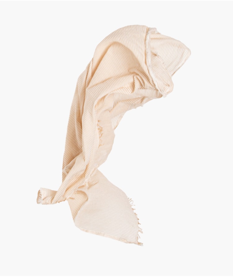 Lenço Lurex Bege