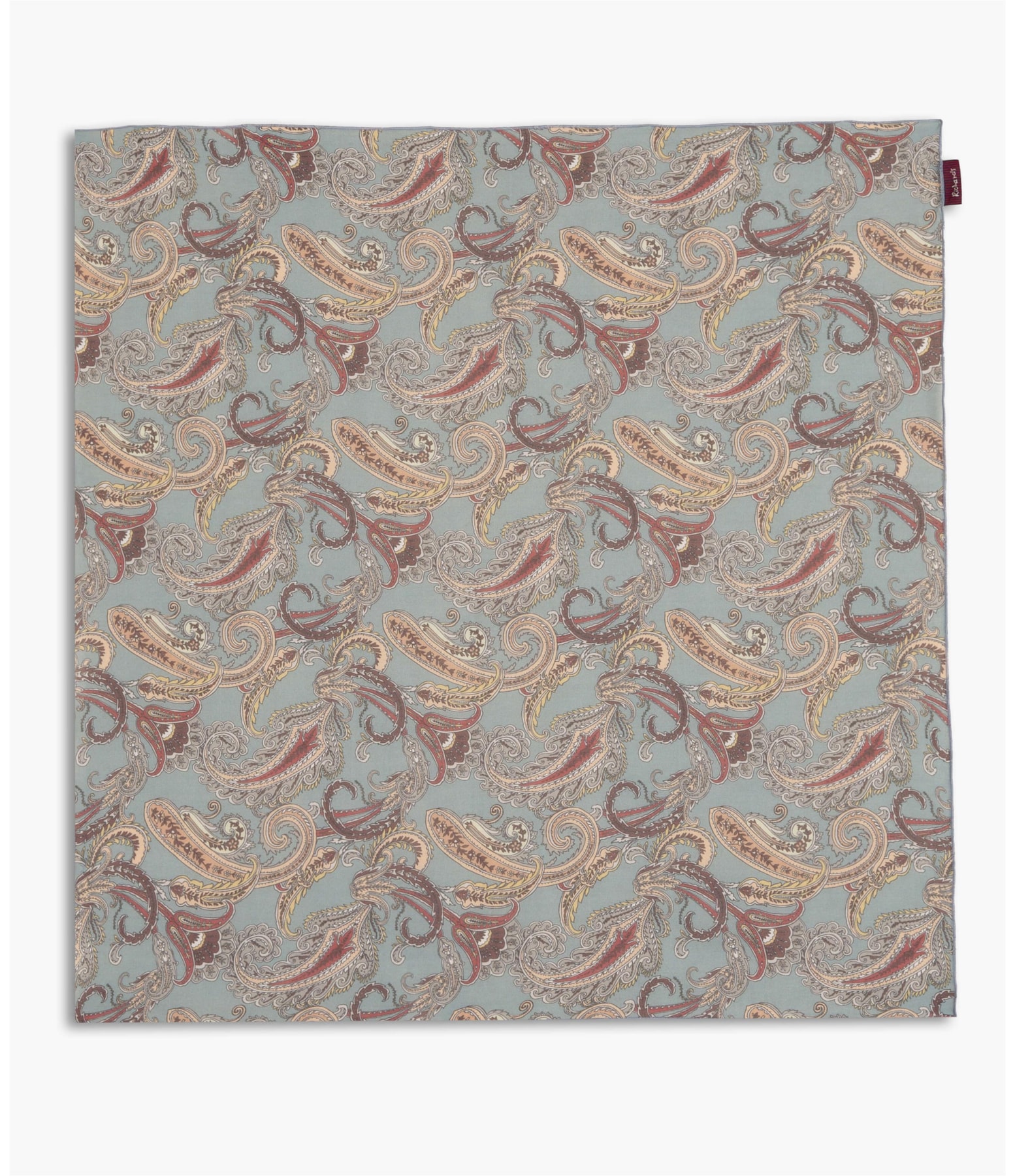 Lenco Maui Seda Est Paisley Turquesa