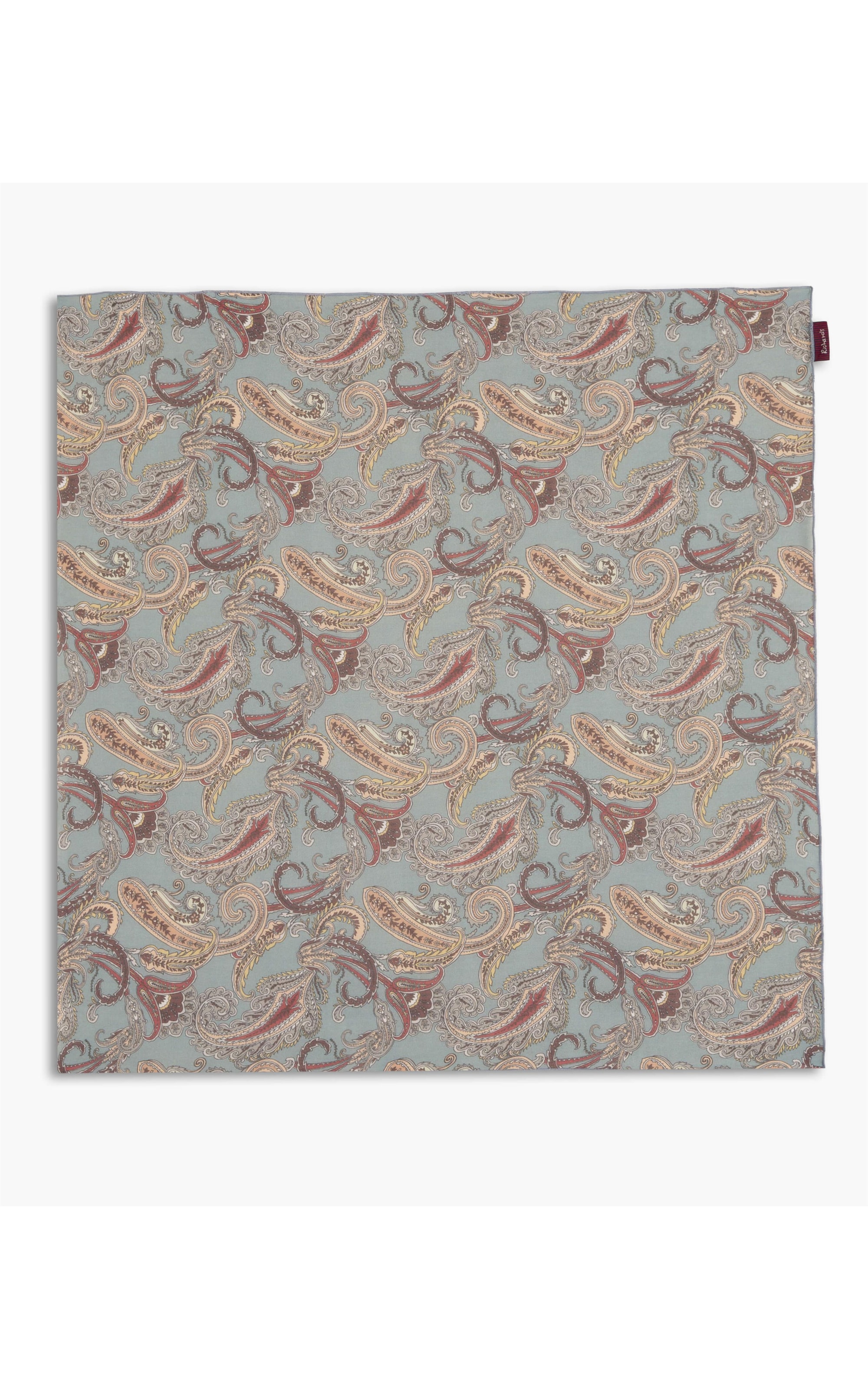Lenco Maui Seda Est Paisley Turquesa