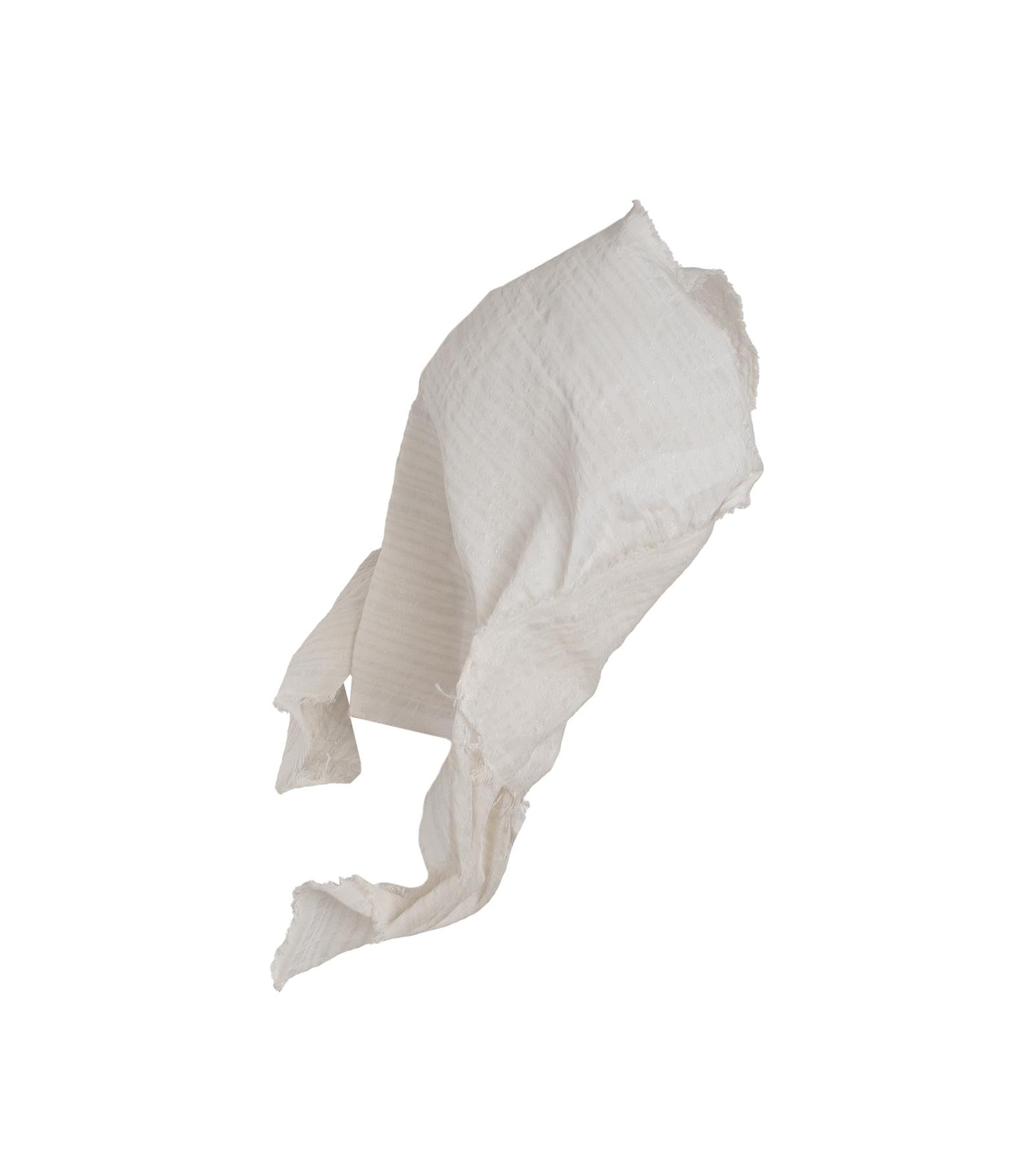 Lenço Natural Lurex Cru