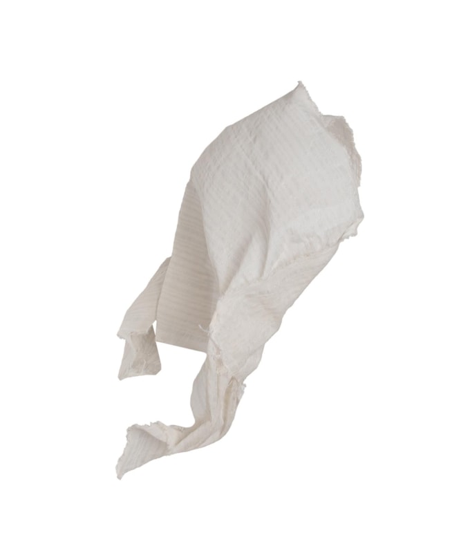 Lenço Natural Lurex Cru