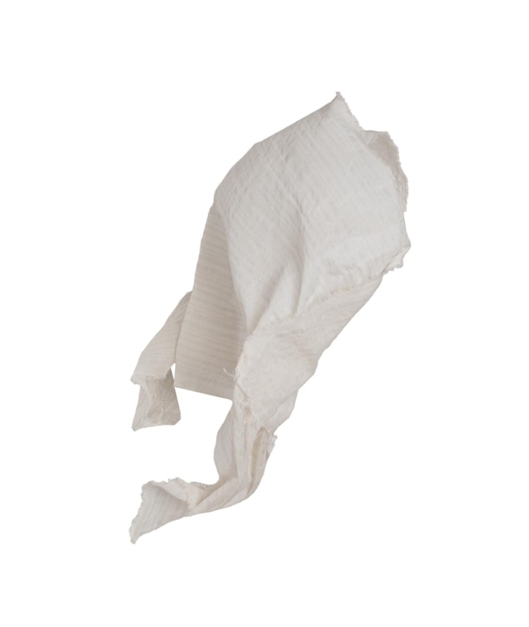 Lenço Natural Lurex Cru