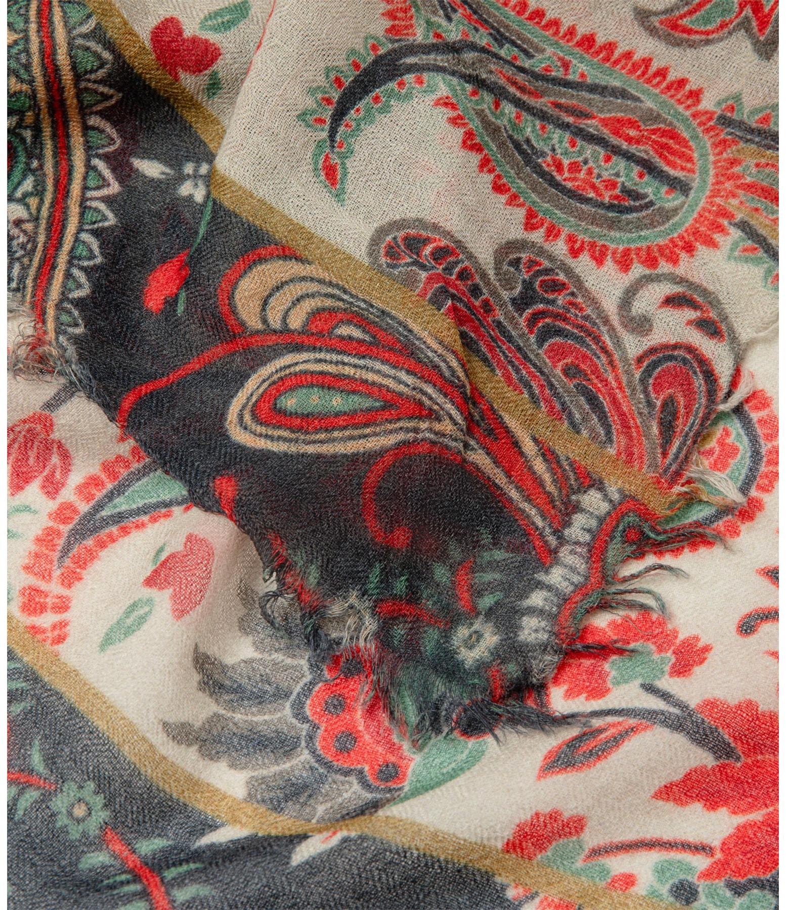 Lenco Paisley Off White