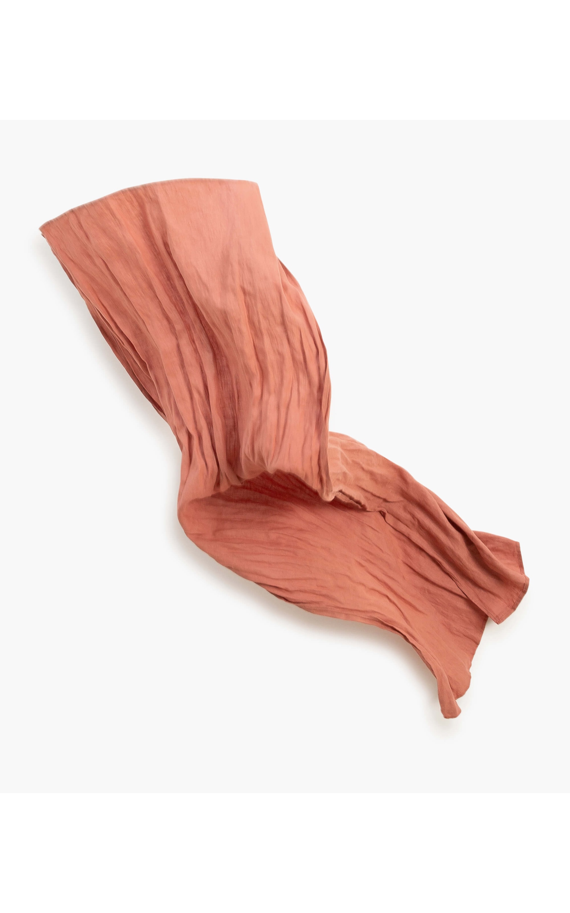 Lenço Puro Linho Garment Dye Rosa Dirty