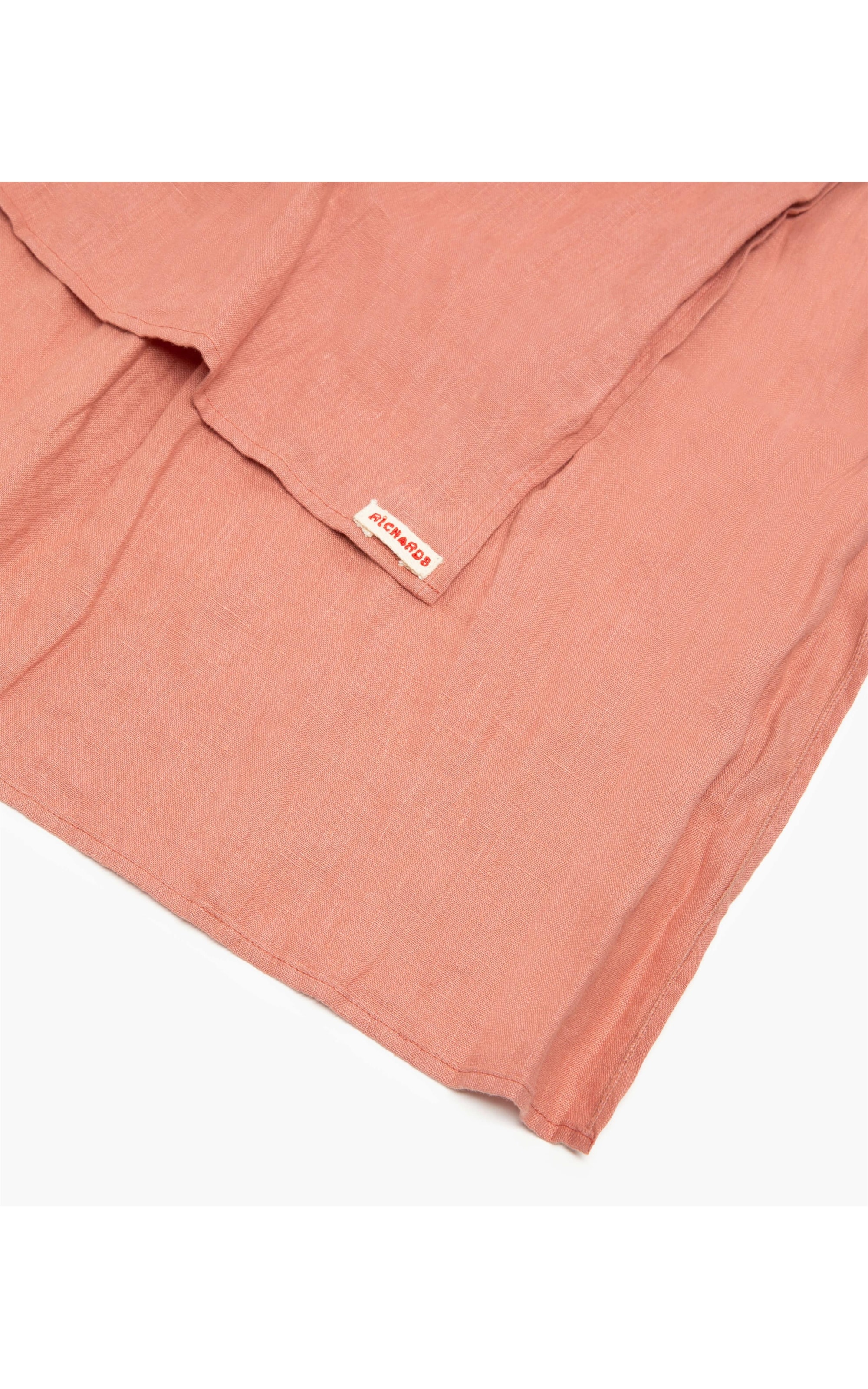 Lenço Puro Linho Garment Dye Rosa Dirty
