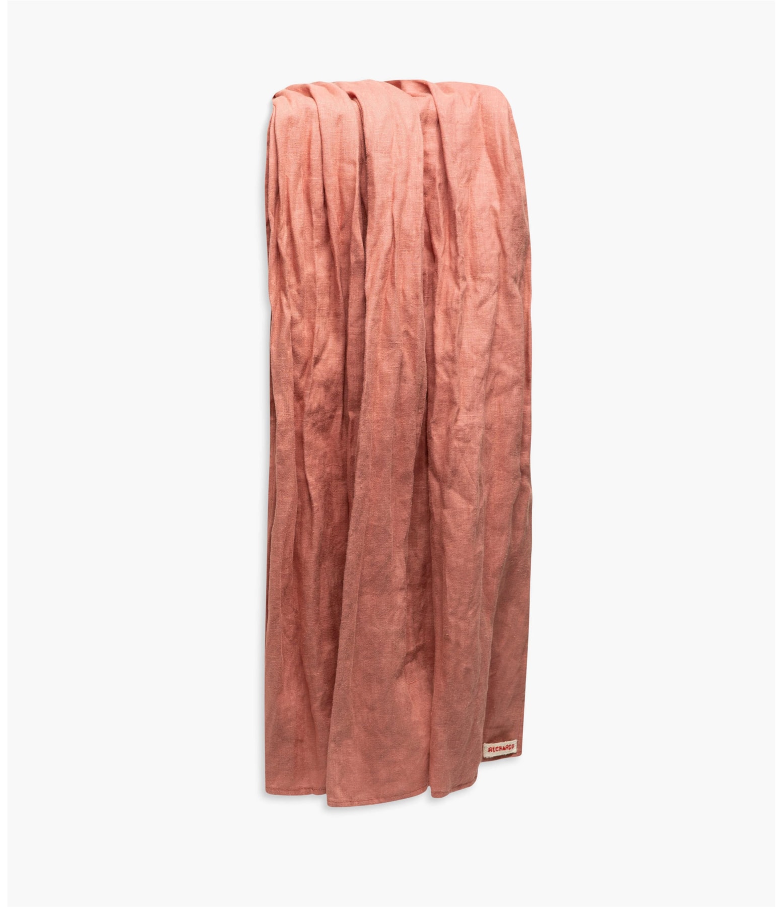 Lenço Puro Linho Garment Dye Rosa Dirty