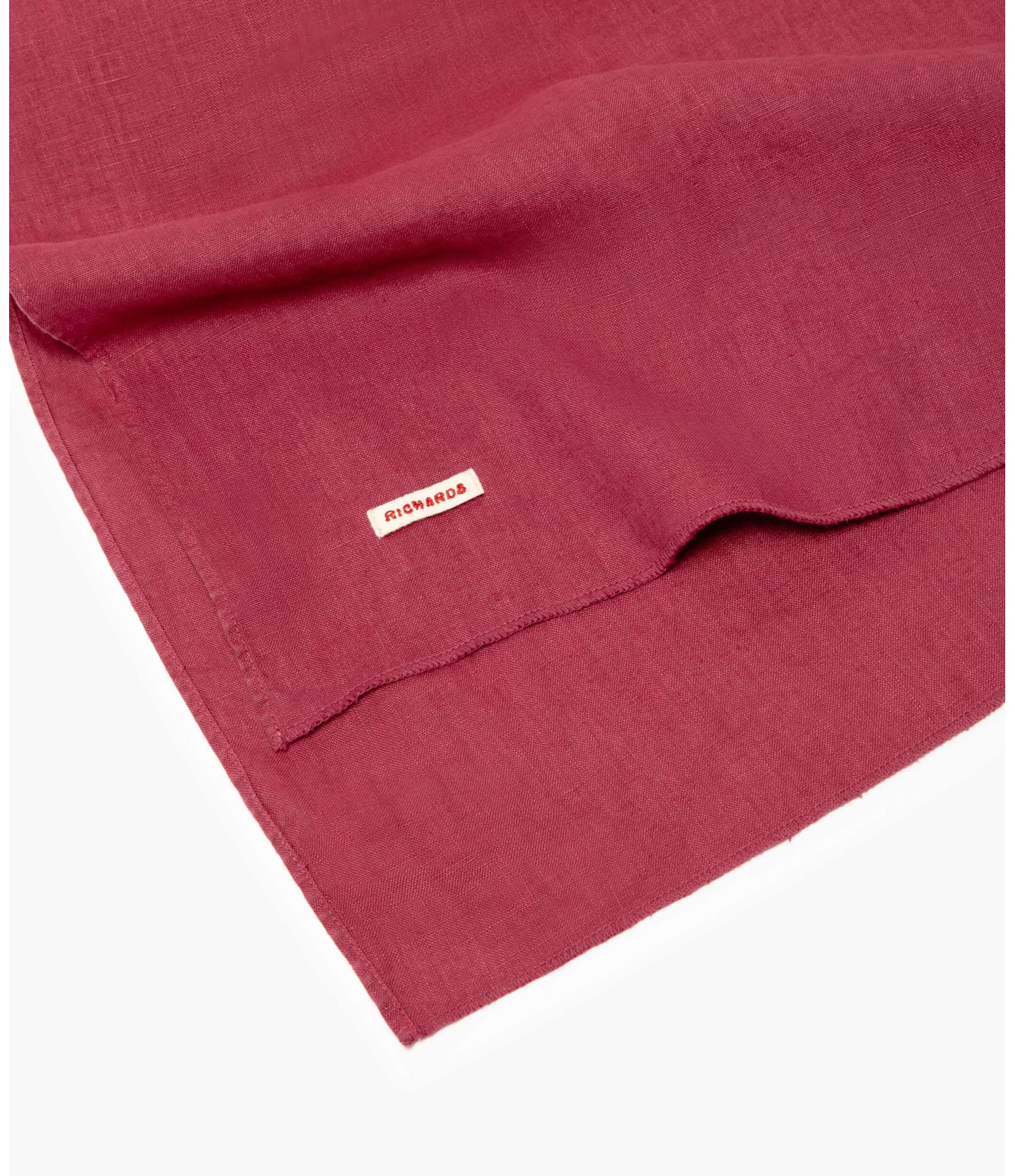 Lenço Puro Linho Garment Dye Vinho