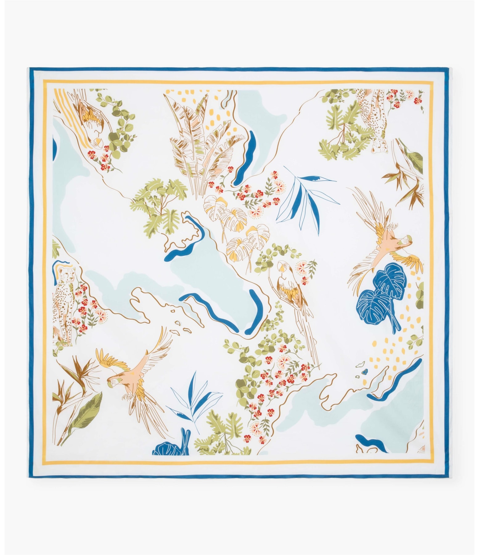 Lenco Tropical Mapa Branco