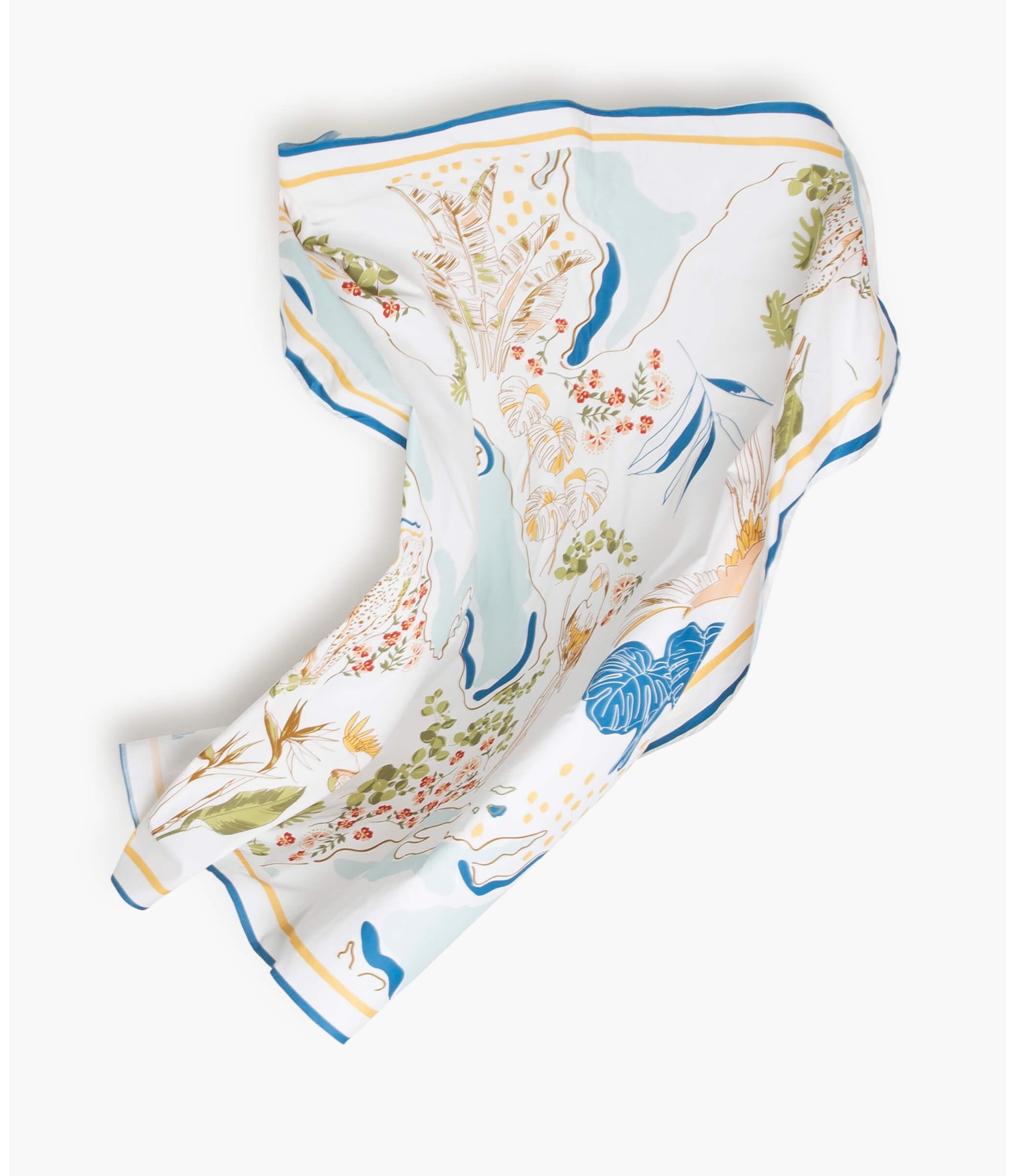Lenco Tropical Mapa Branco