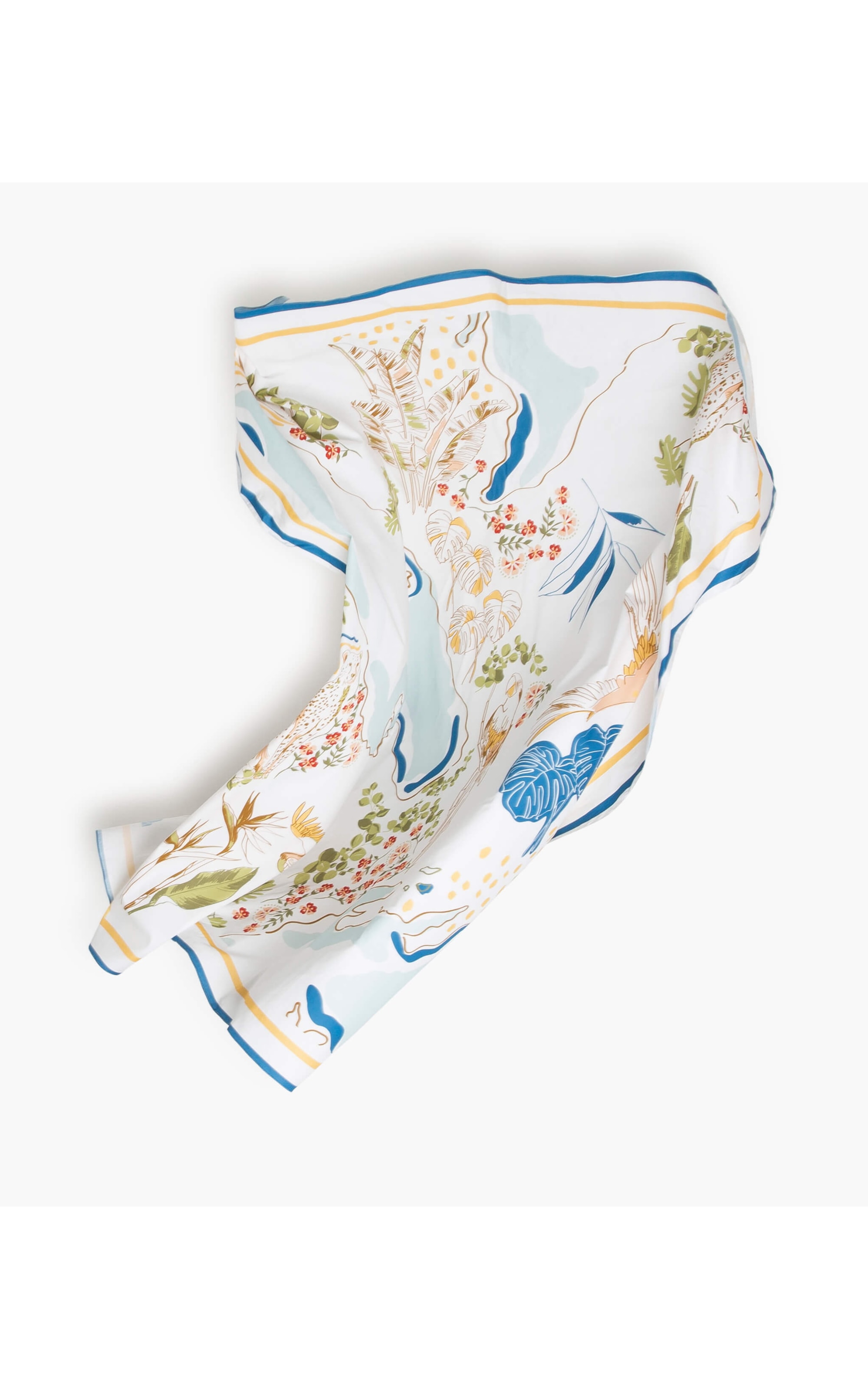 Lenco Tropical Mapa Branco