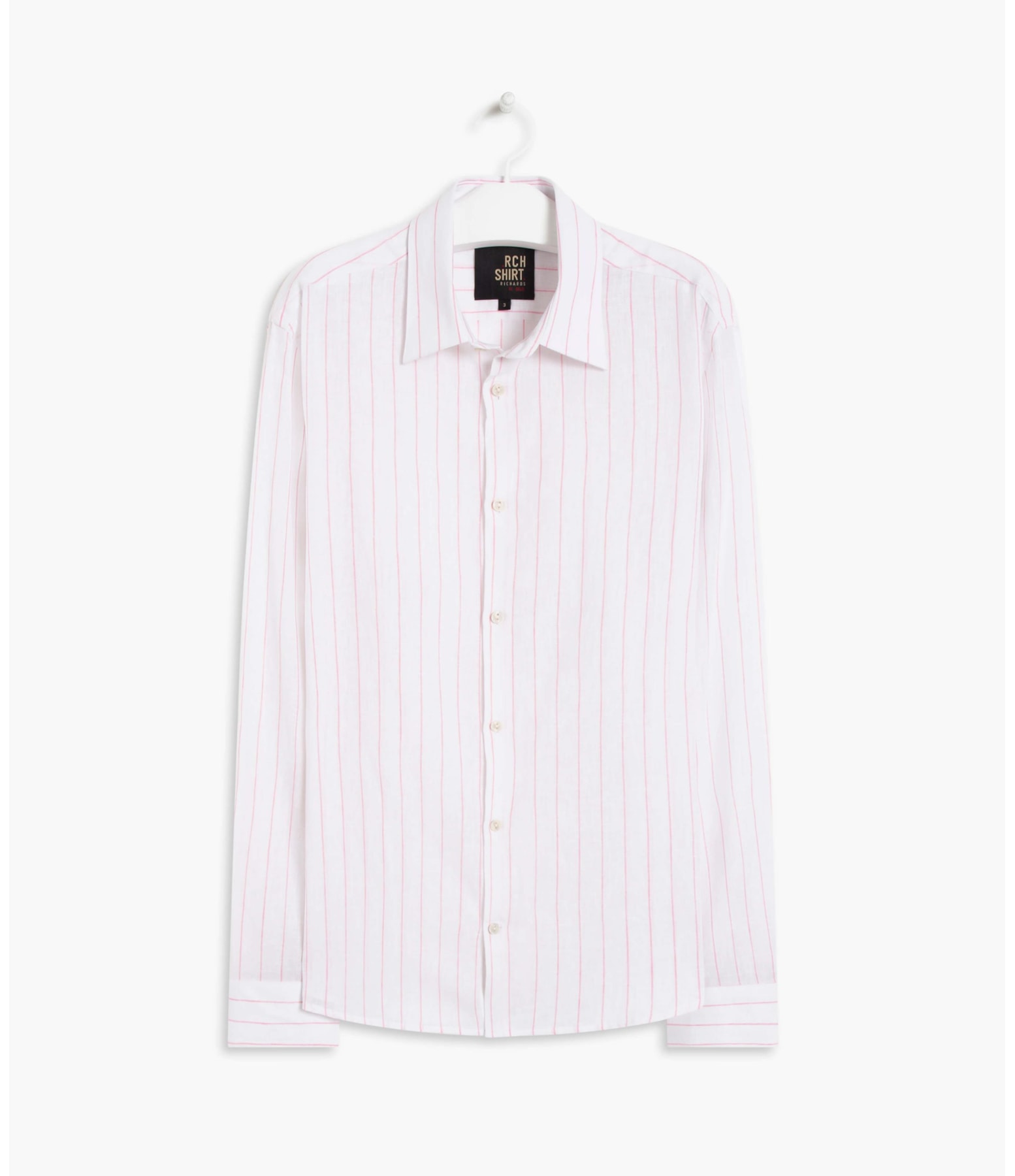 Long Sleeve Linho   Yuri Striped Shirt Laranja