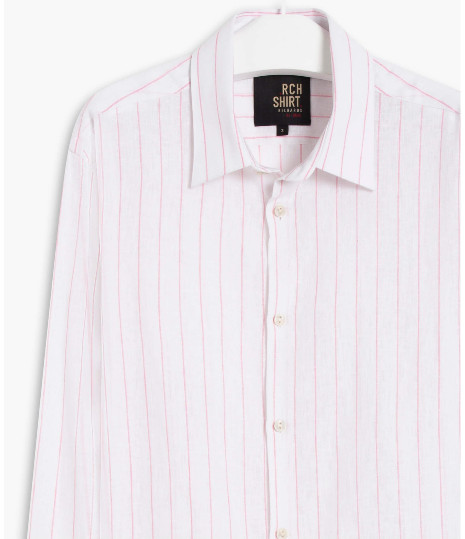 Long Sleeve Linho   Yuri Striped Shirt Laranja