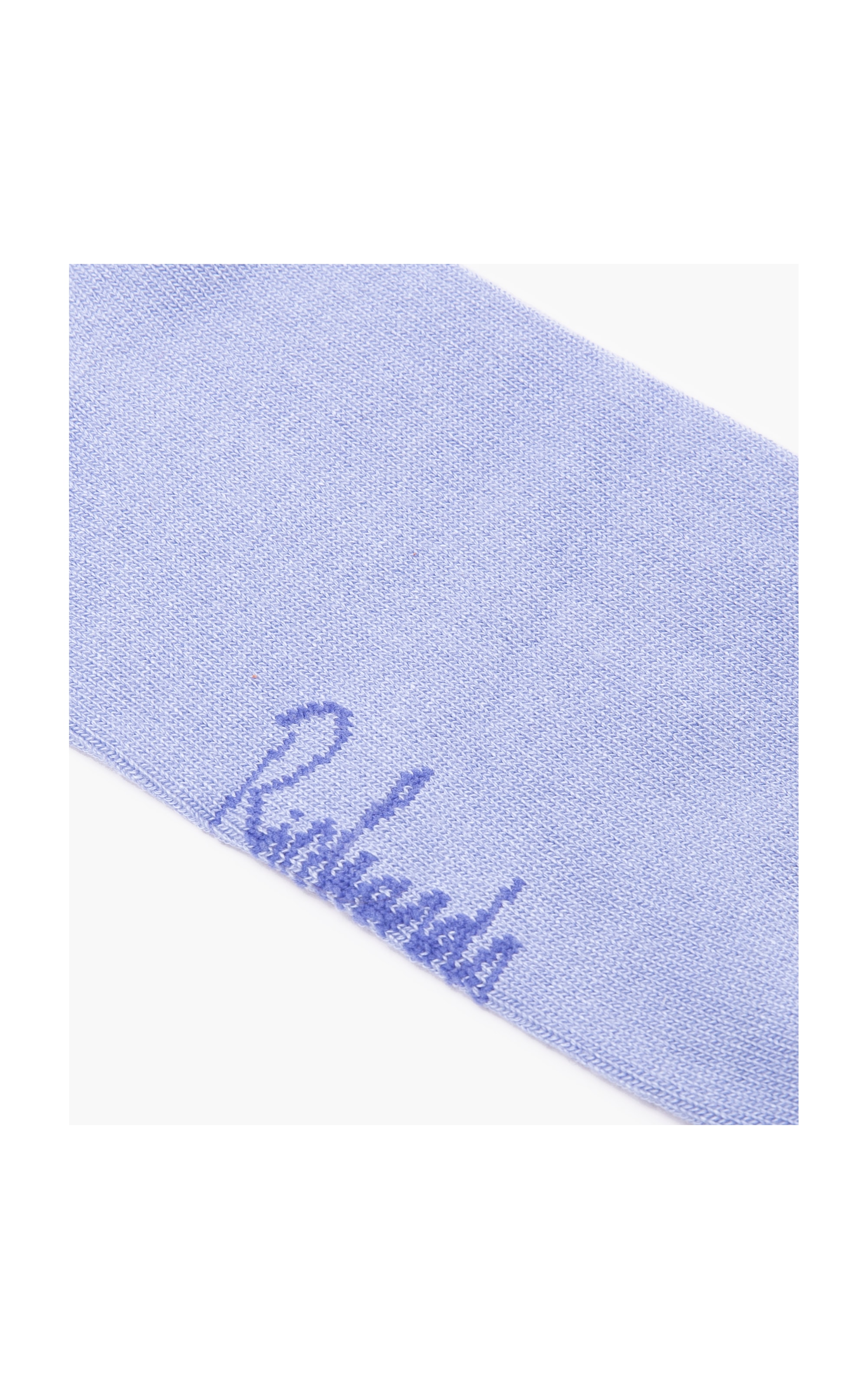 Meia Basic Bicolor Azul Seco