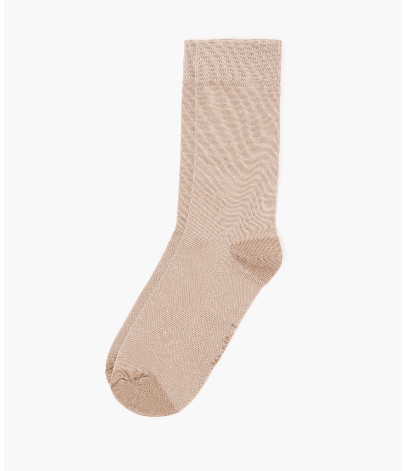 Meia Basic Bicolor Camel