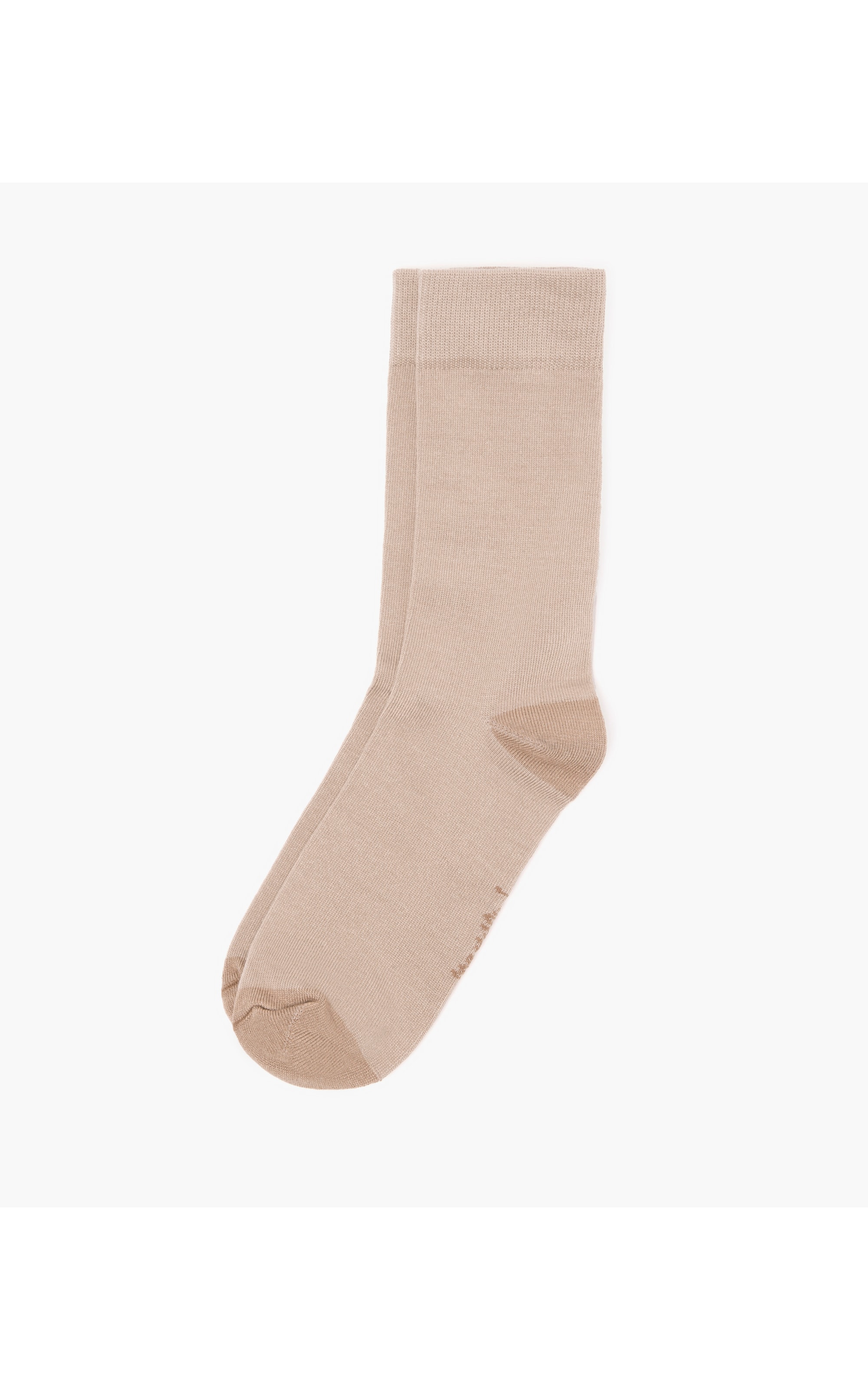 Meia Basic Bicolor Camel