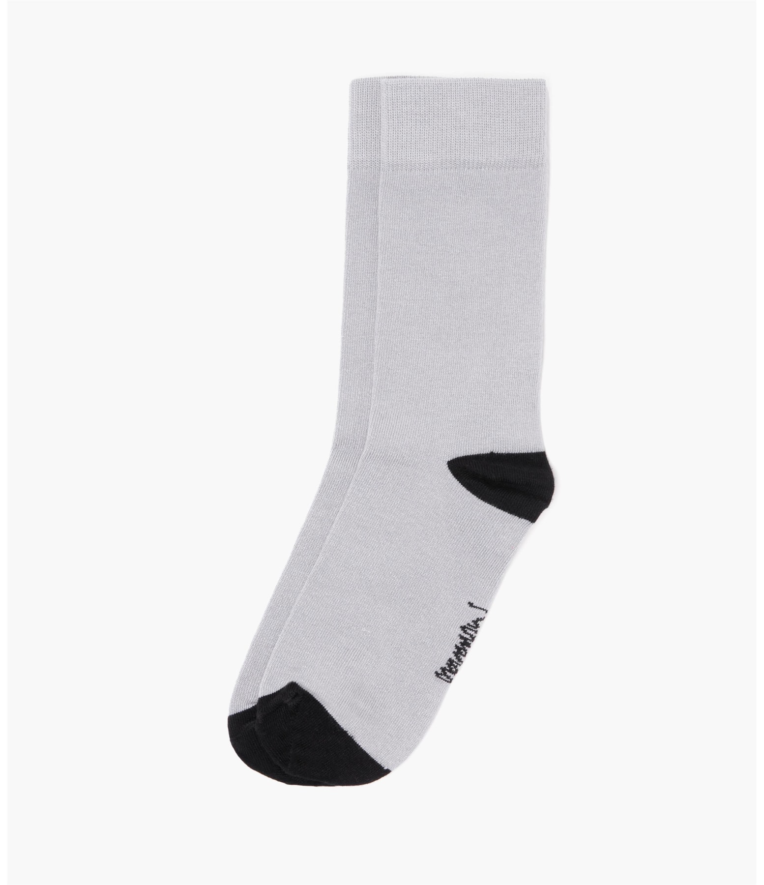 Meia Basic Bicolor Preto