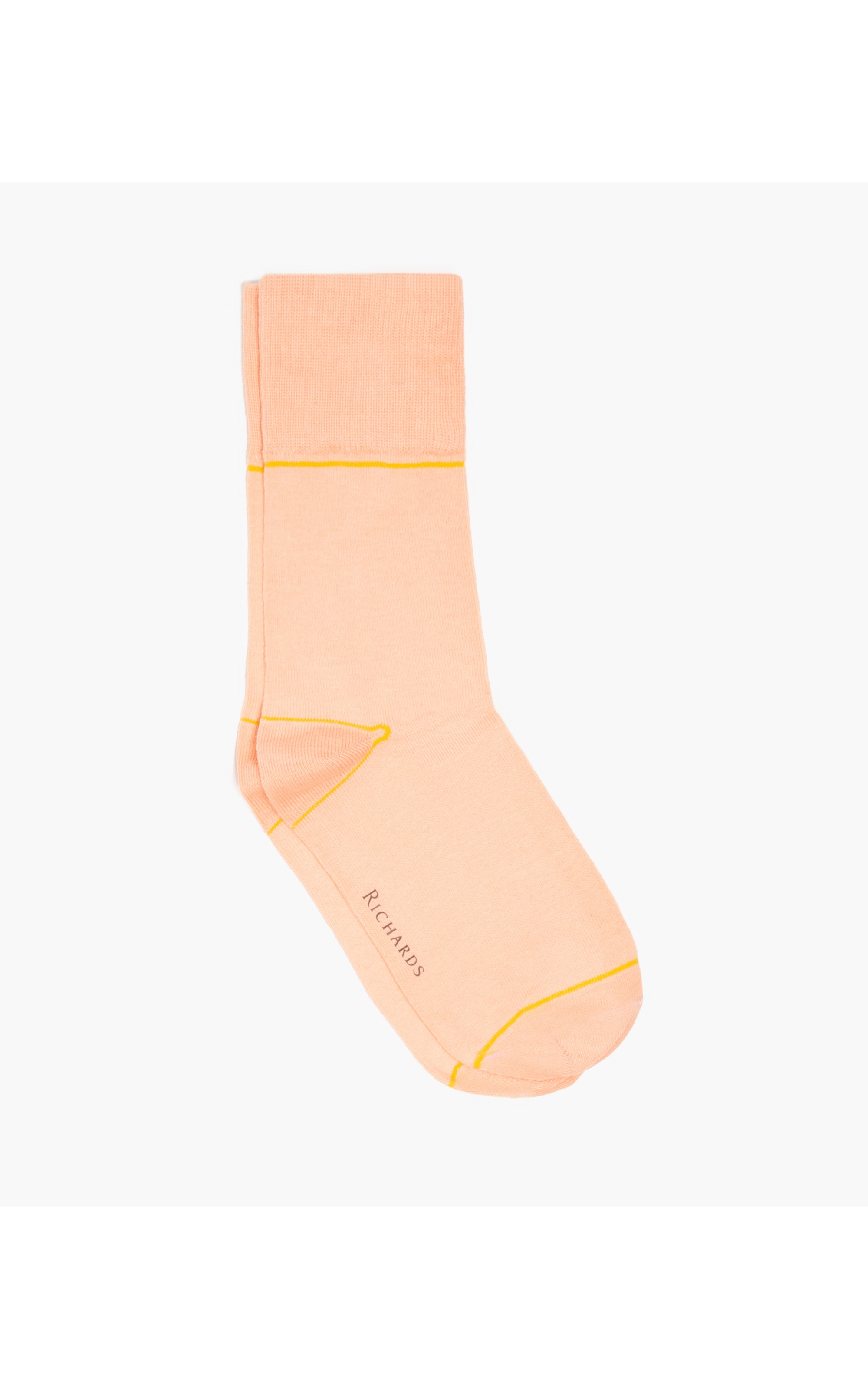 Meia Basic Fun Pessego