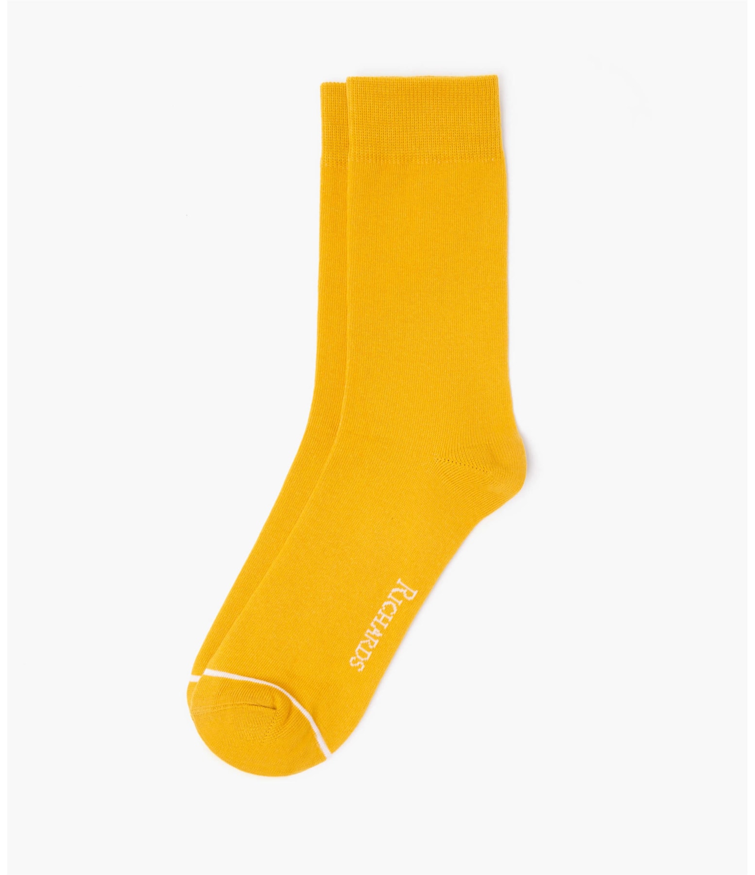 Meia Basic Stripe Amarelo Claro